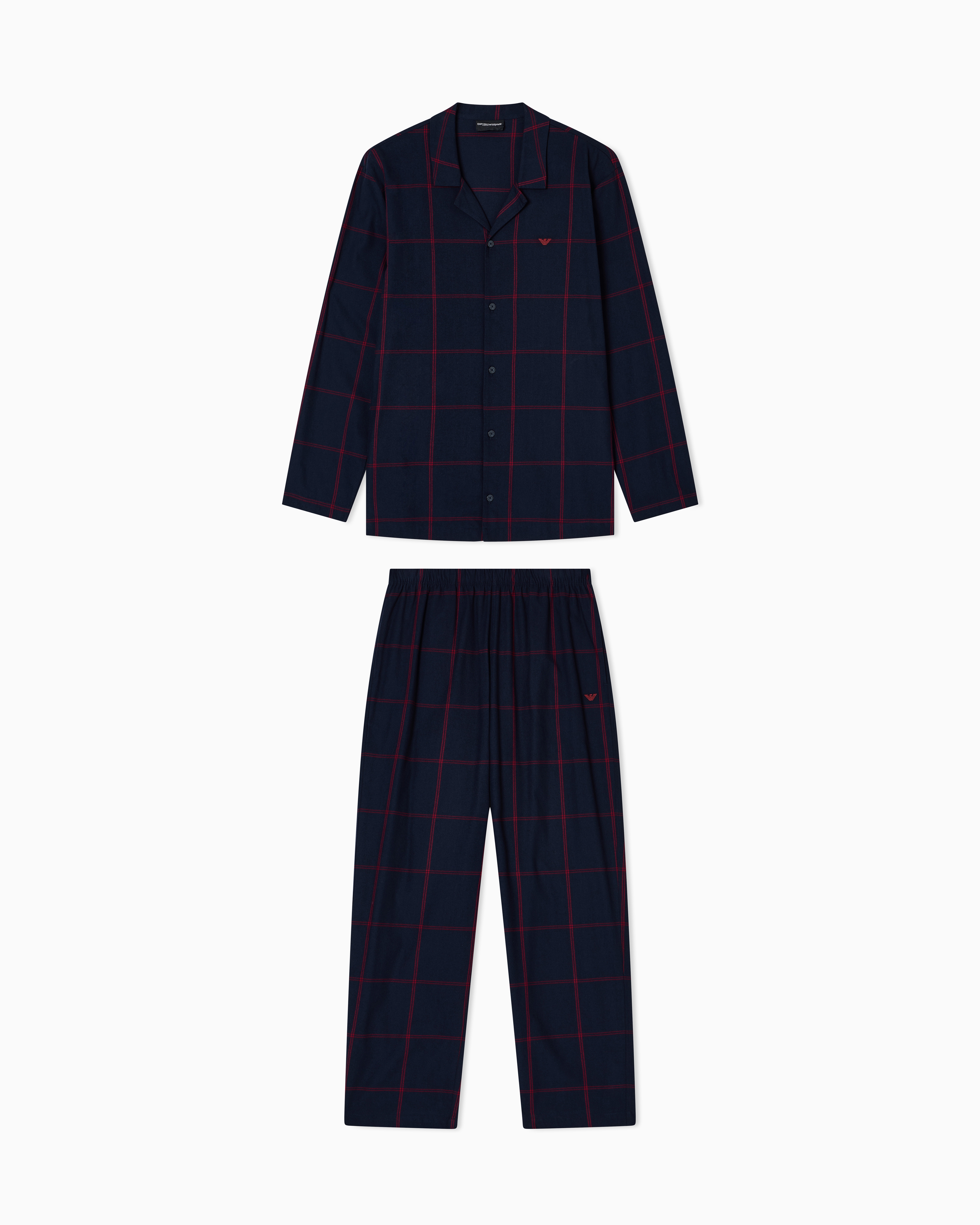 Tartan Armani Pajamas Emporio Armani Pajamas For Men Online Sale