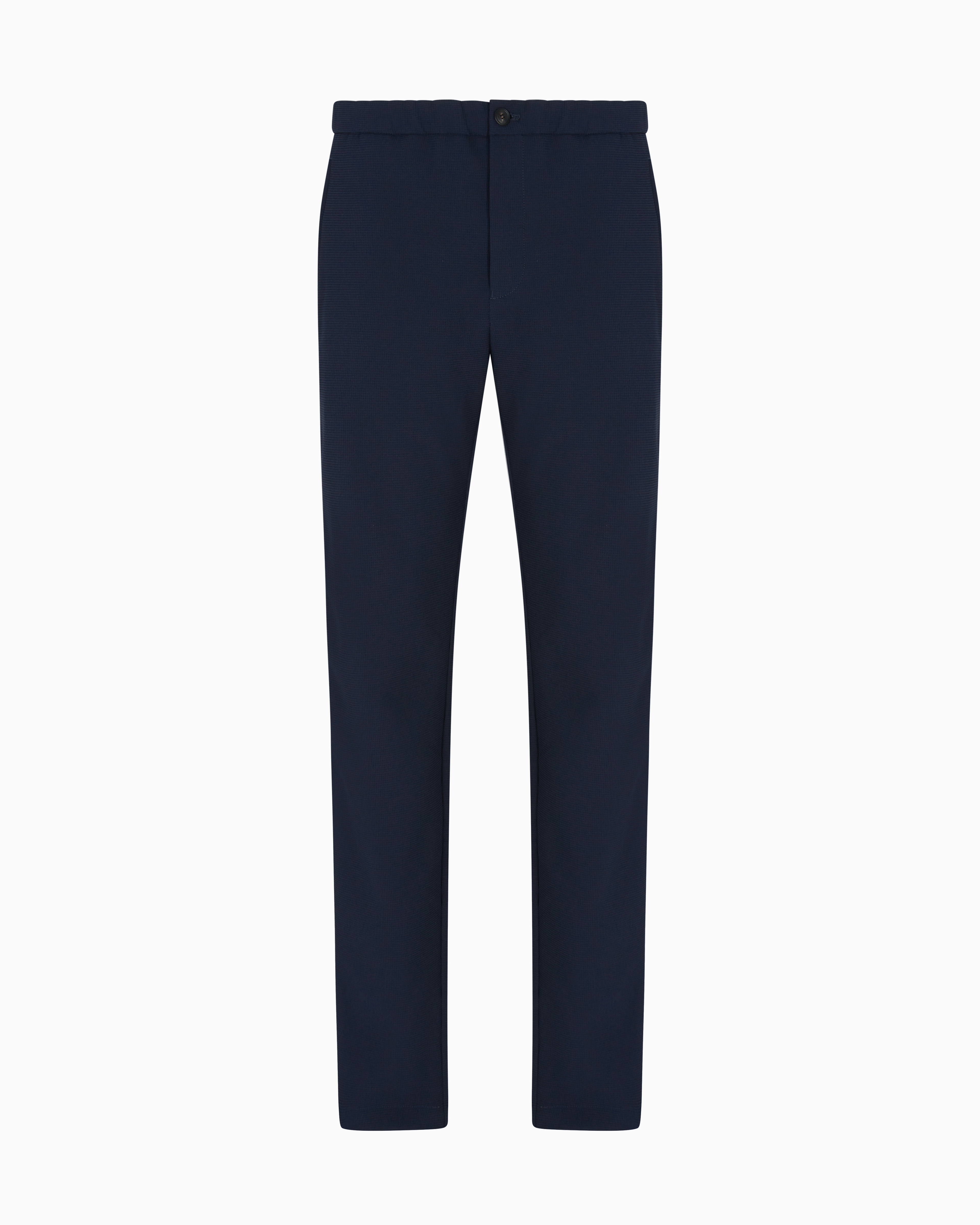 Emporio Armani Jersey Trousers With Logo Bands