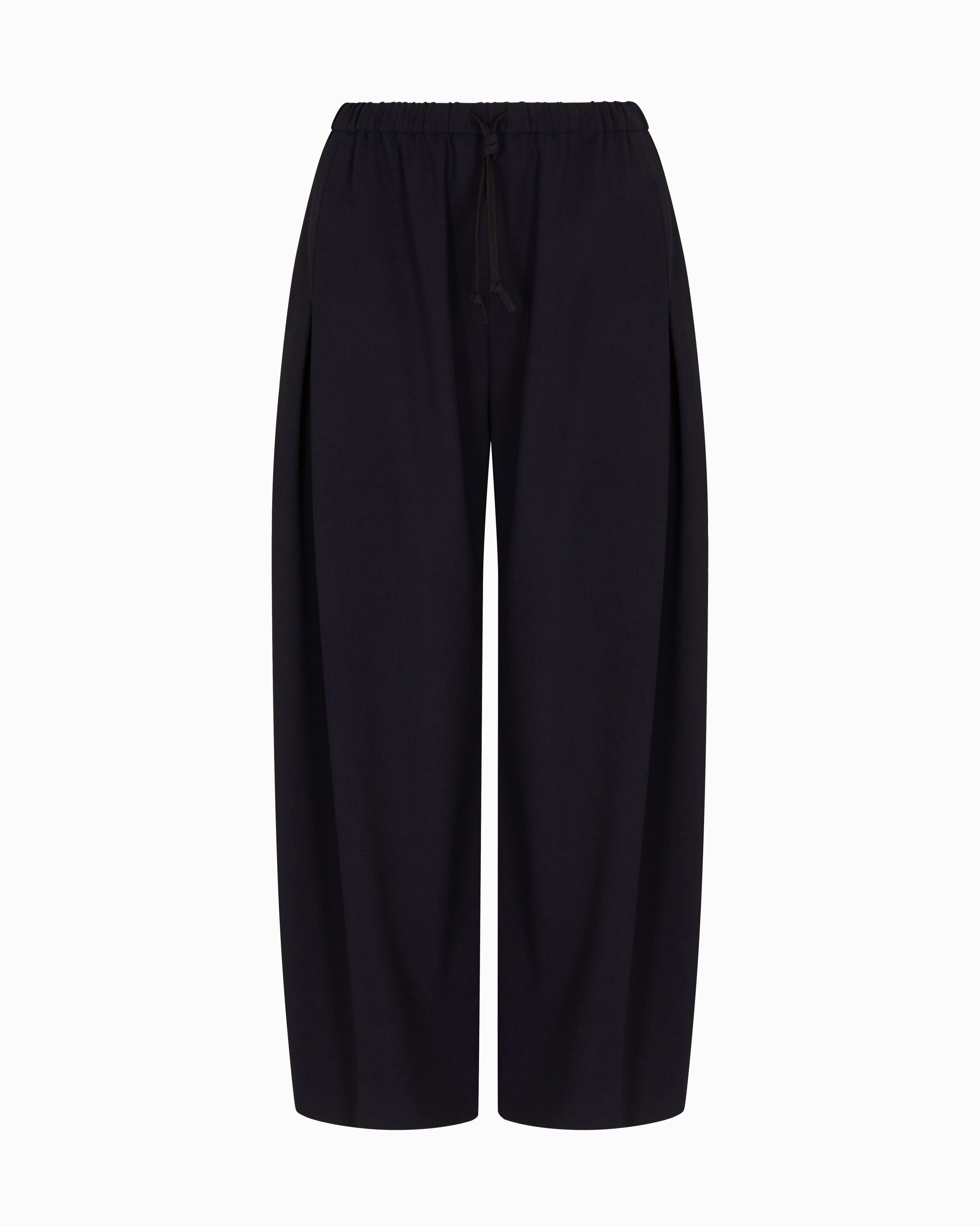 EMPORIOARMANIブラックワイドパンツ 未使用 イタリー製 EMPORIOARMANI