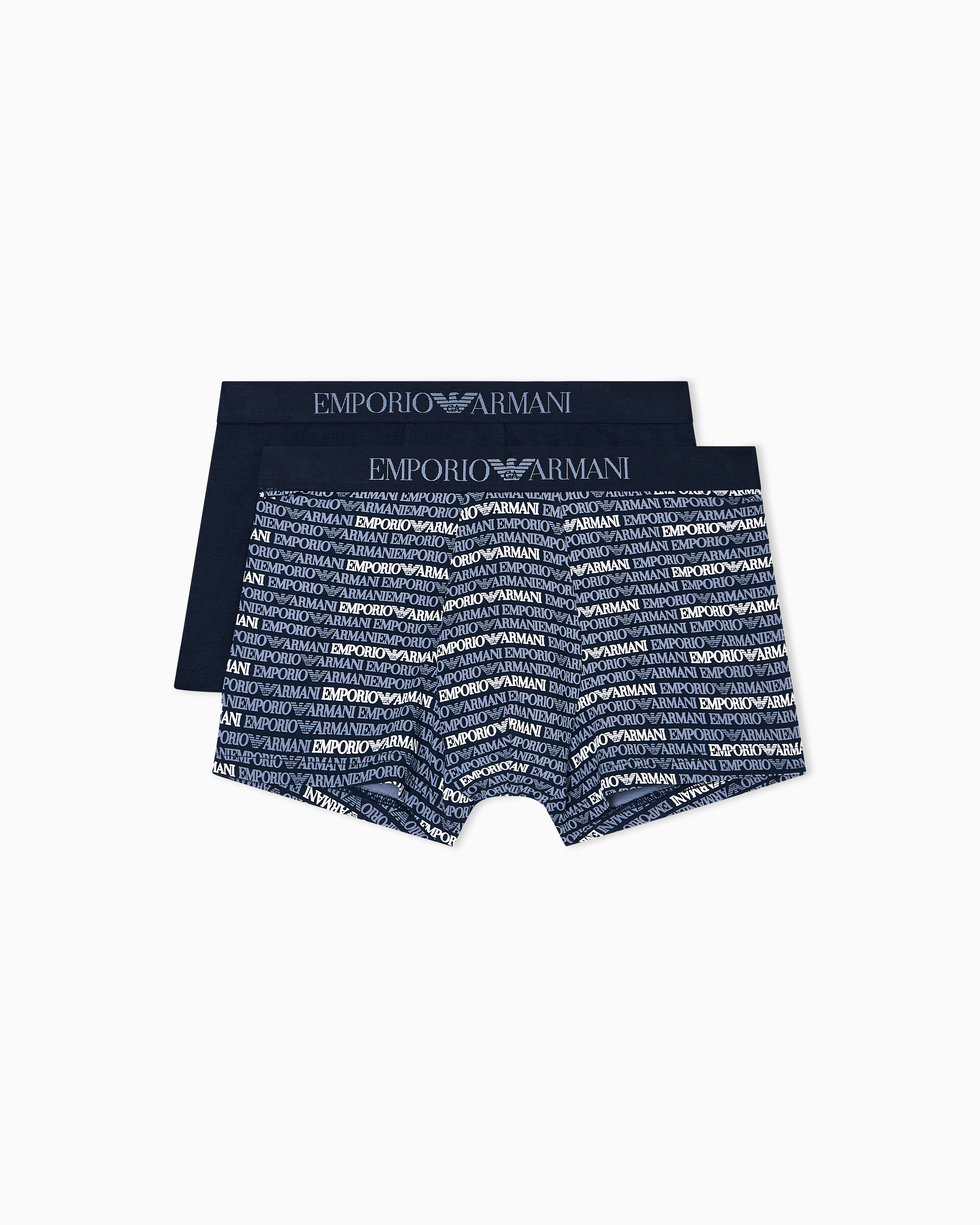 EMPORIO ARMANI ボクサーパンツ　S 2枚セット BK&NV EMPORIO ARMANI ボクサーパンツ メンズ エンポリオ アルマーニ 2