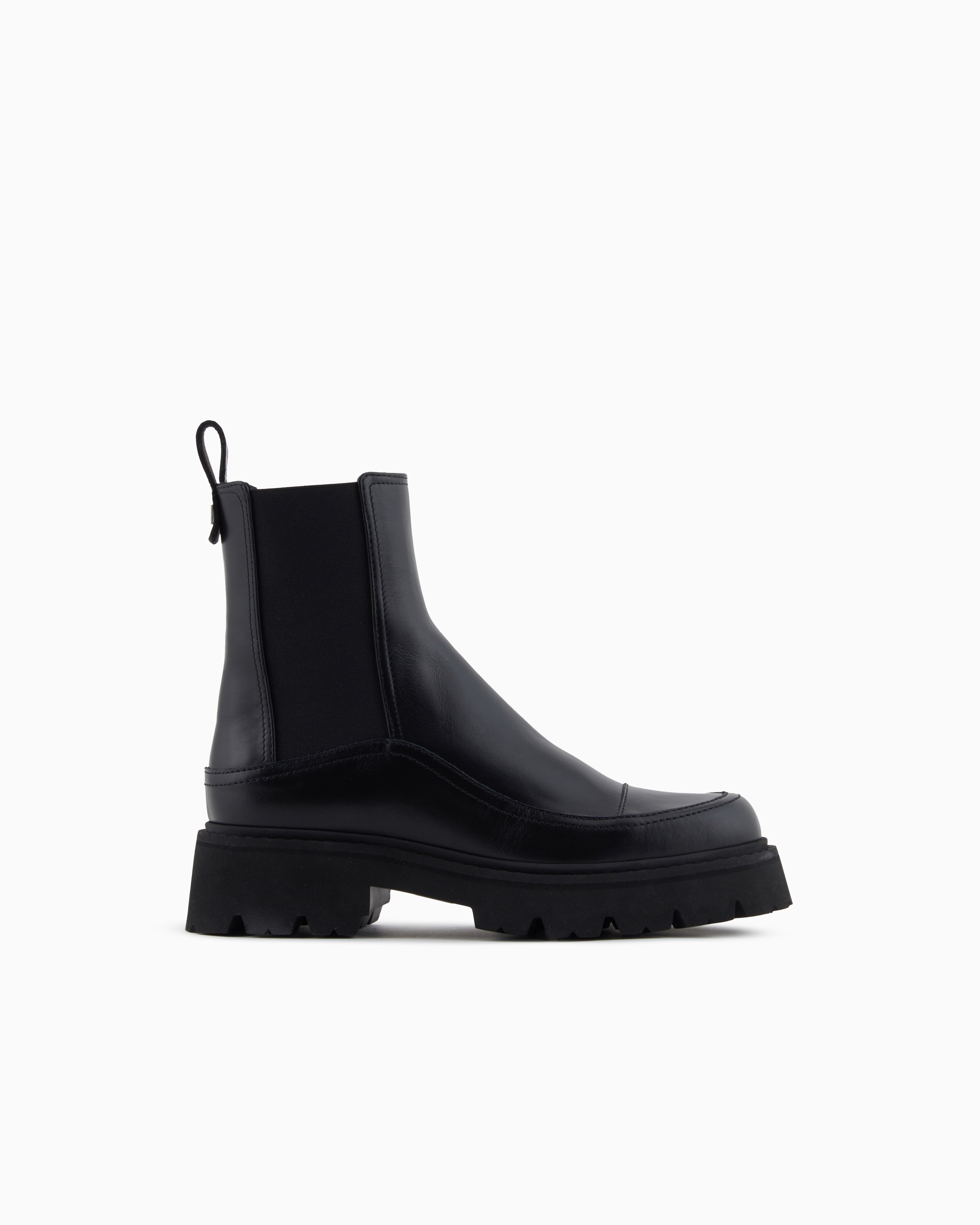 【破格値下げ】 ショートブーツ Armani Emporio | レザー 靴