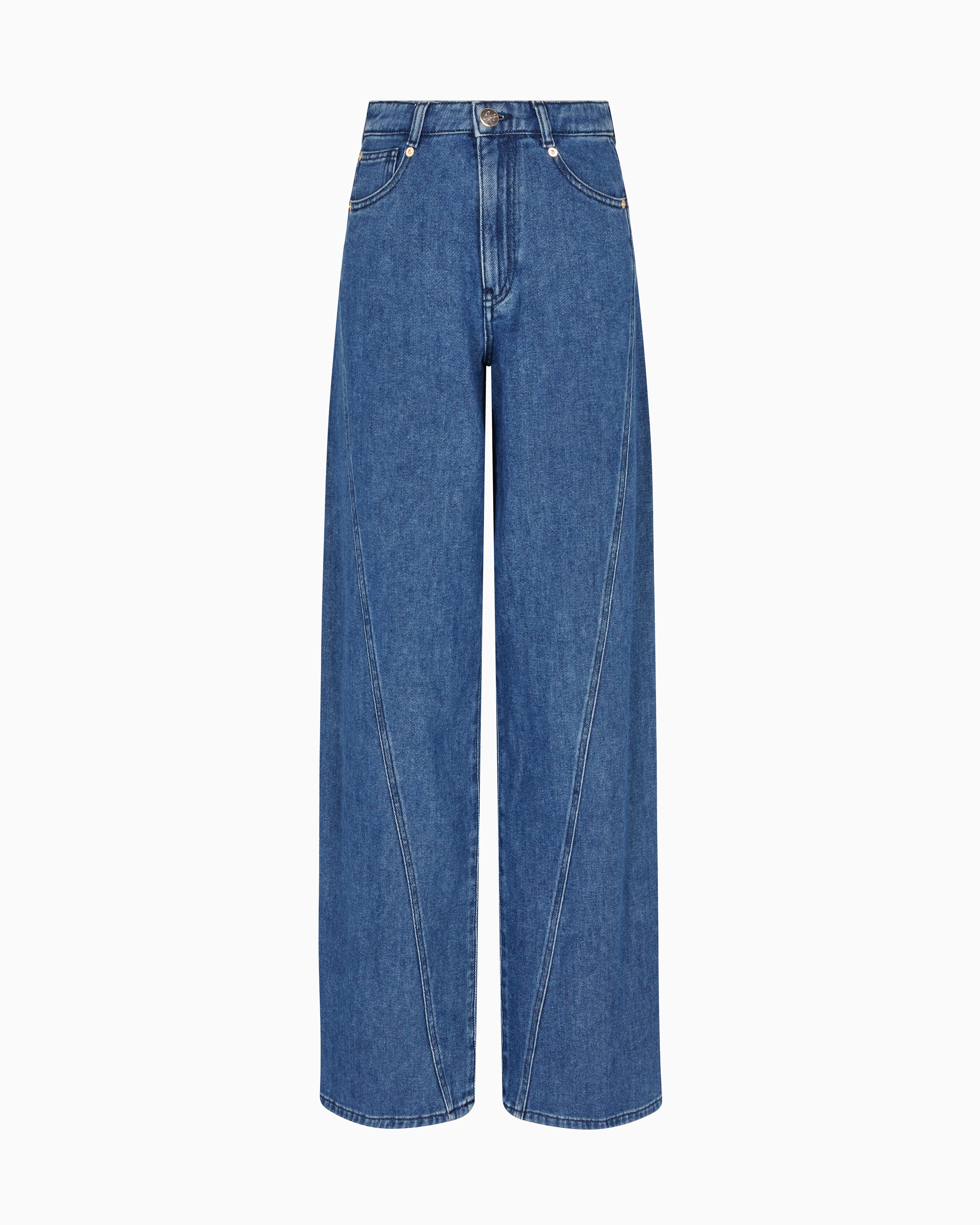 Emporio Armani Jean J6d Coupe Décontractée En Denim Aspect Usé