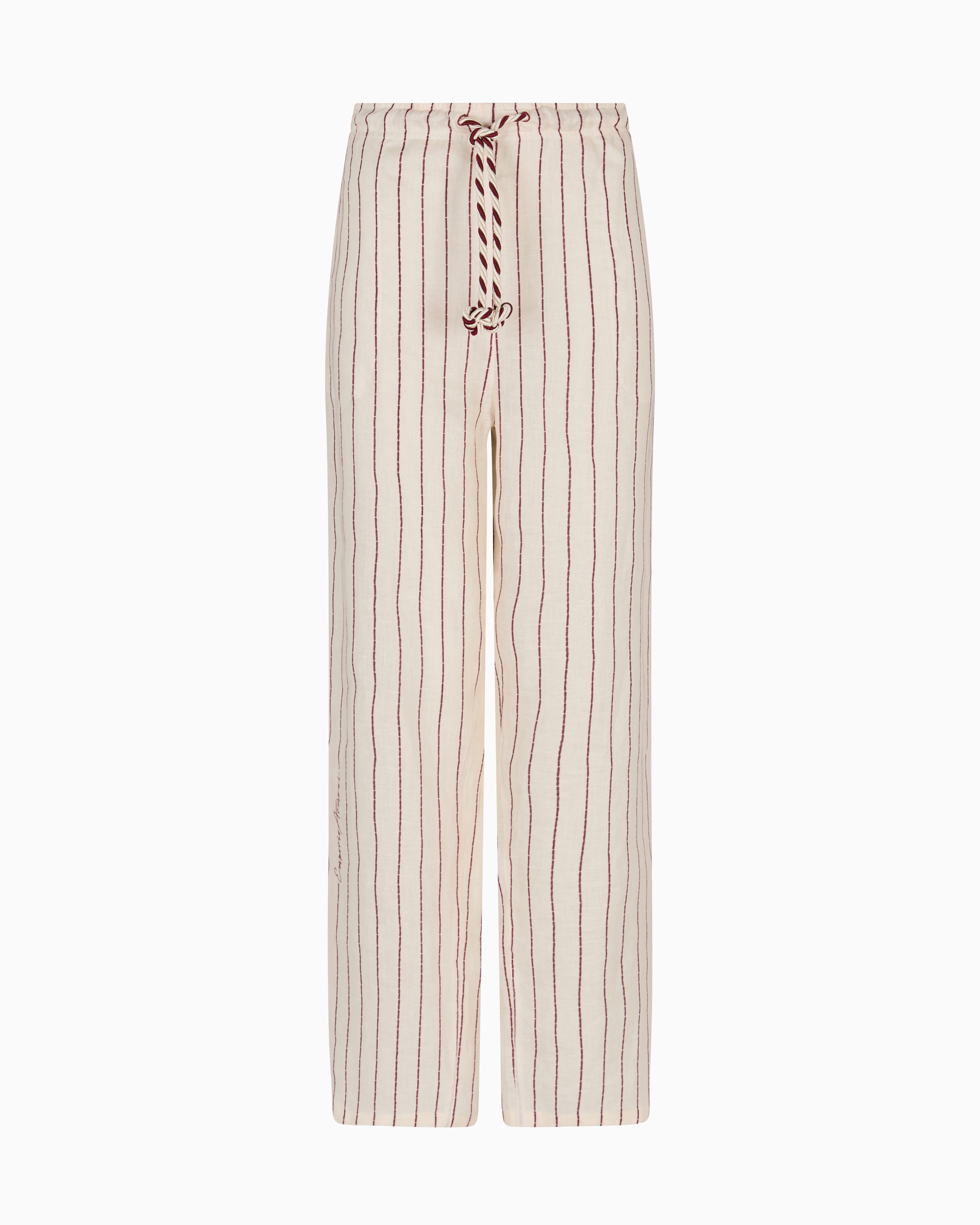 アルマーニ/リネン/ストライプパンツ/ アルマーニ/リネン/ストライプパンツ/ - メルカリ