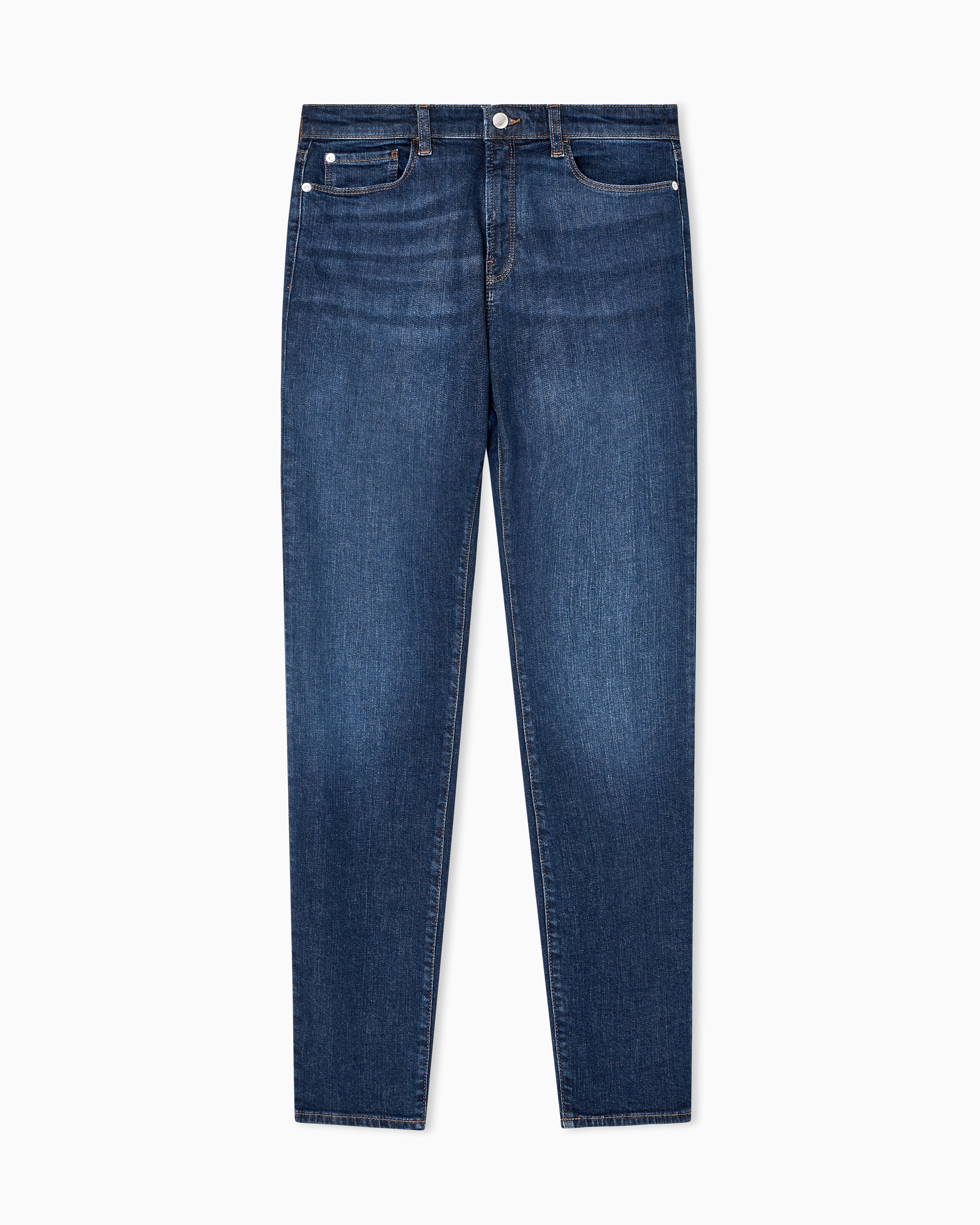 Emporio Armani J20 High-waisted Super-skinny Leg Jeans In A Worn-look Stretch Denim