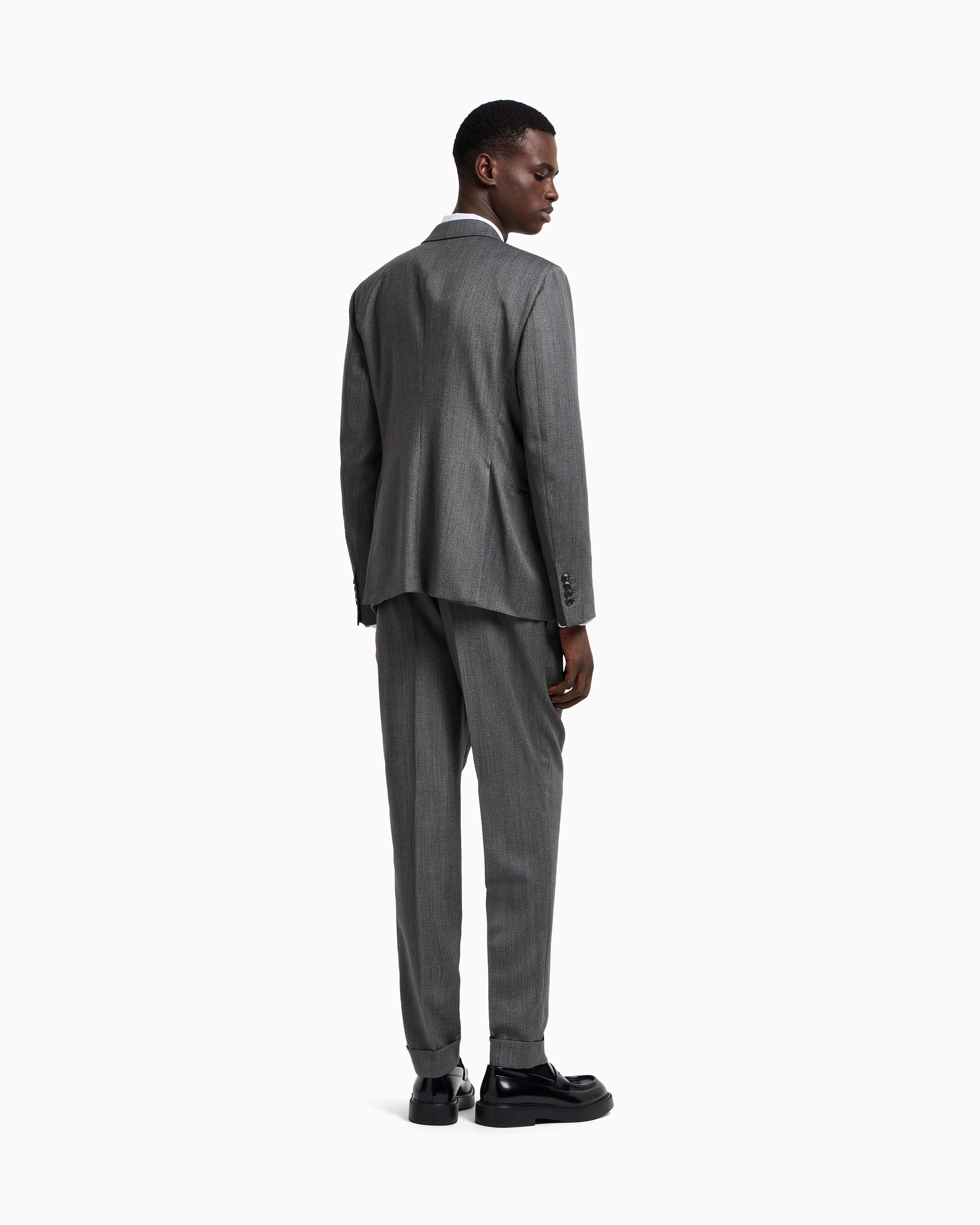 ✨美品✨ EMPORIO ARMANI セットアップ スーツ ダブル 日本製 ジョルジオアルマーニスーツ 上下セット GIORGIO ARMANI