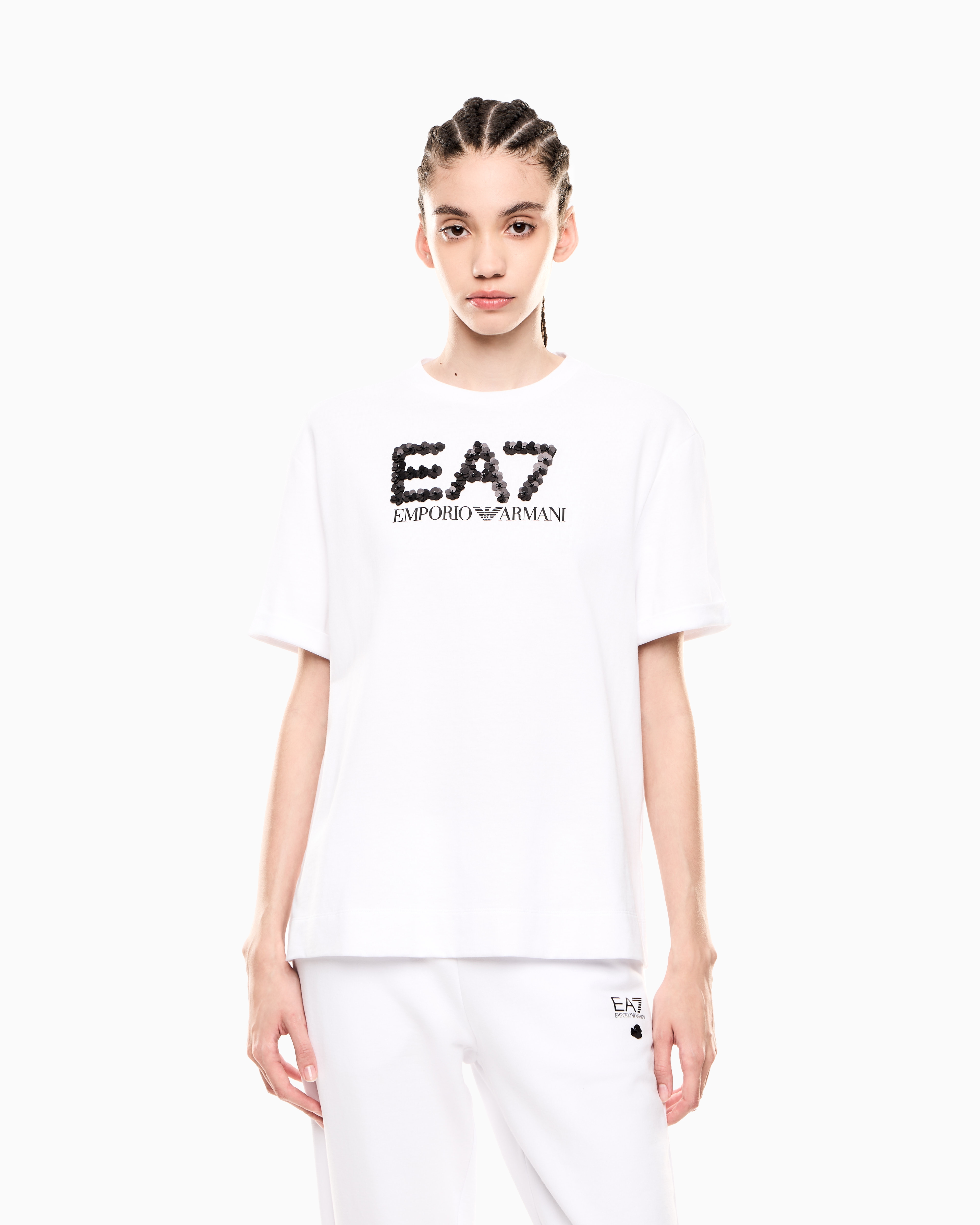 エレガント☆【CHANEL】スパンコールマリンTシャツ undefined