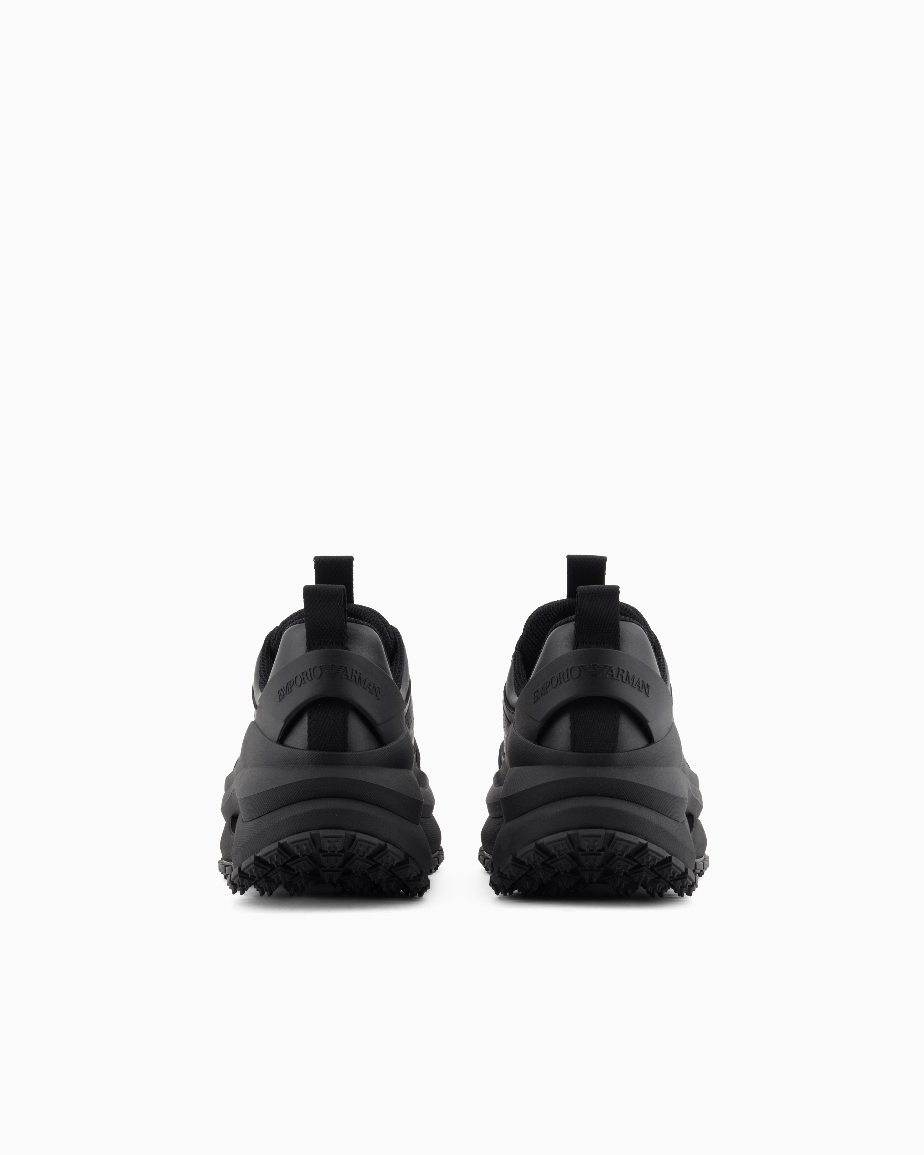 【シックにキマる】GIORGIO ARMANI チャンキースニーカー チャンキースニーカー レザー | Emporio Armani