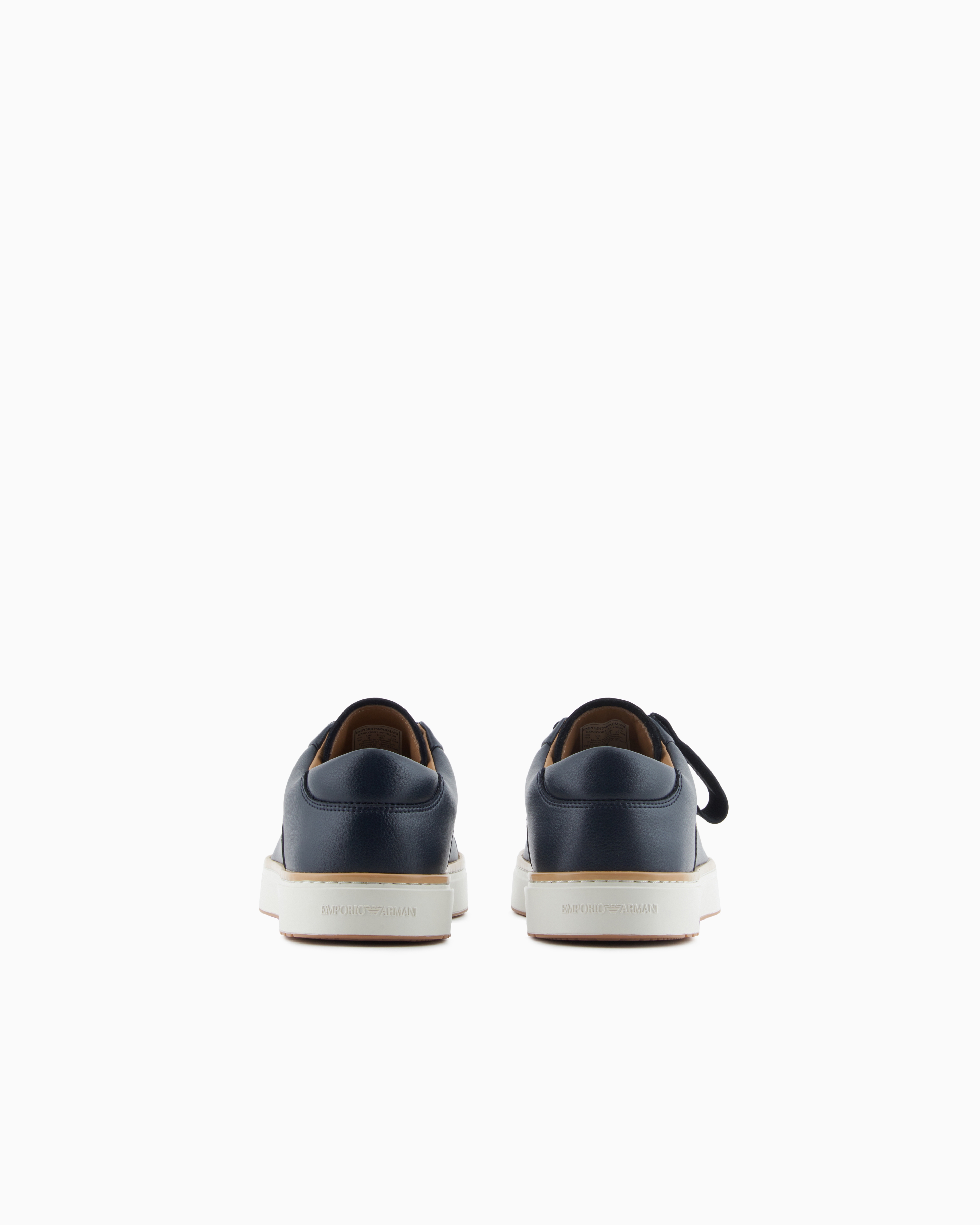 Emporio Armani◆コントラスト レザースニーカー 国内未入荷 2色 undefined