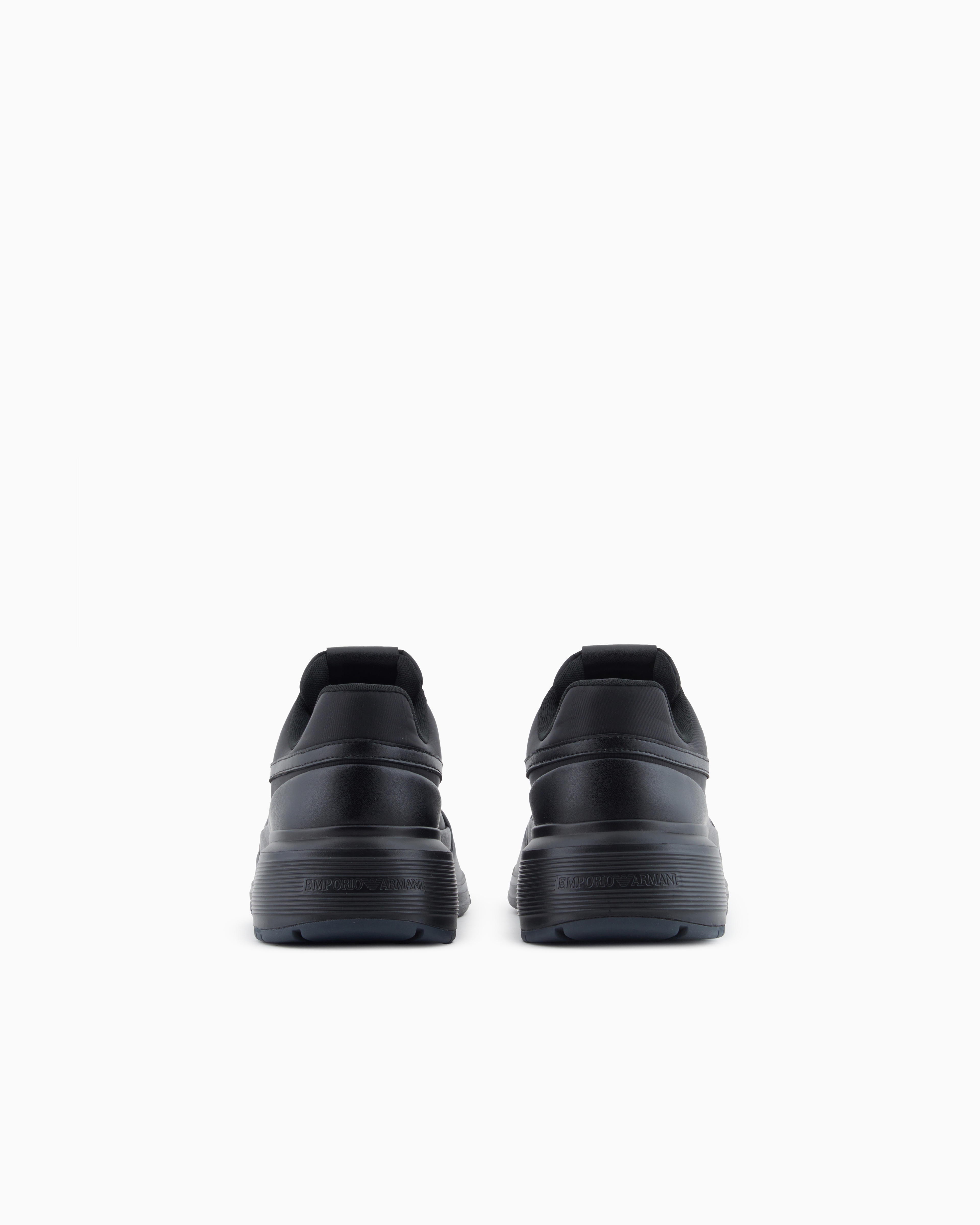 スニーカー ナイロン／レザー | Emporio Armani