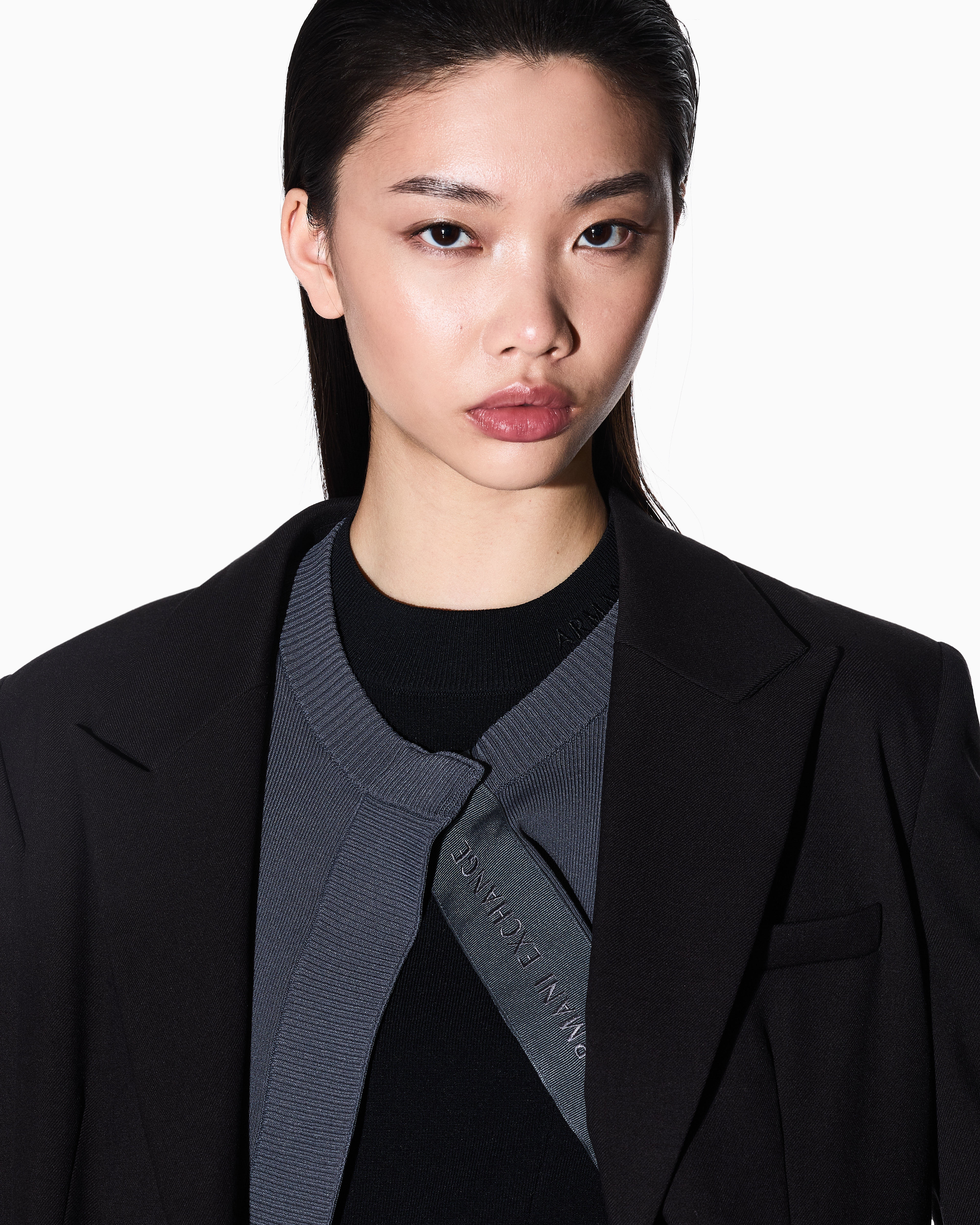 【KAREN MILLEN】ビスコース シングルブレスト ジャケット ビスコースウール シングルブレストジャケット | Armani Exchange