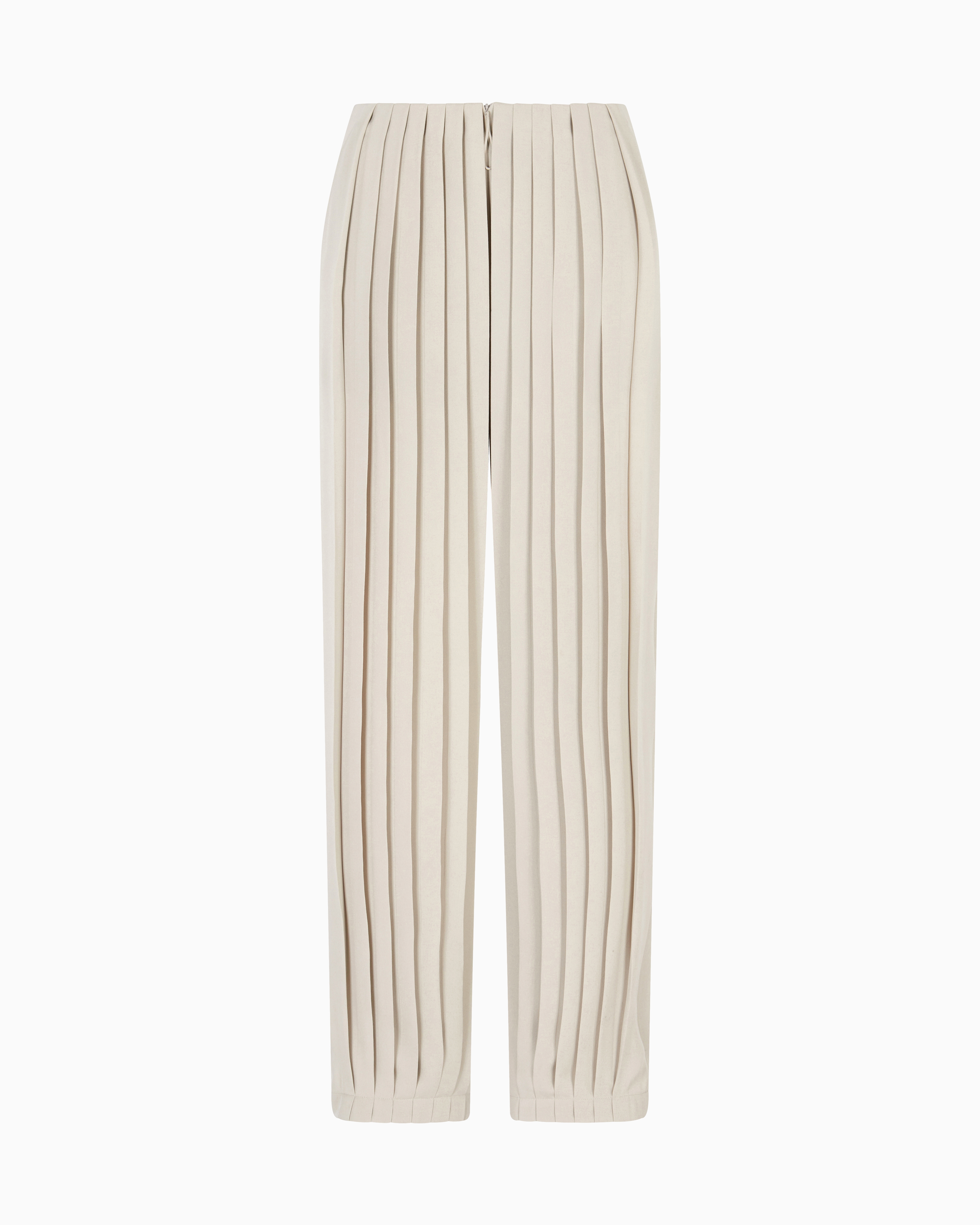 Pantaloni in tripla georgette di seta plissé ASV | Giorgio