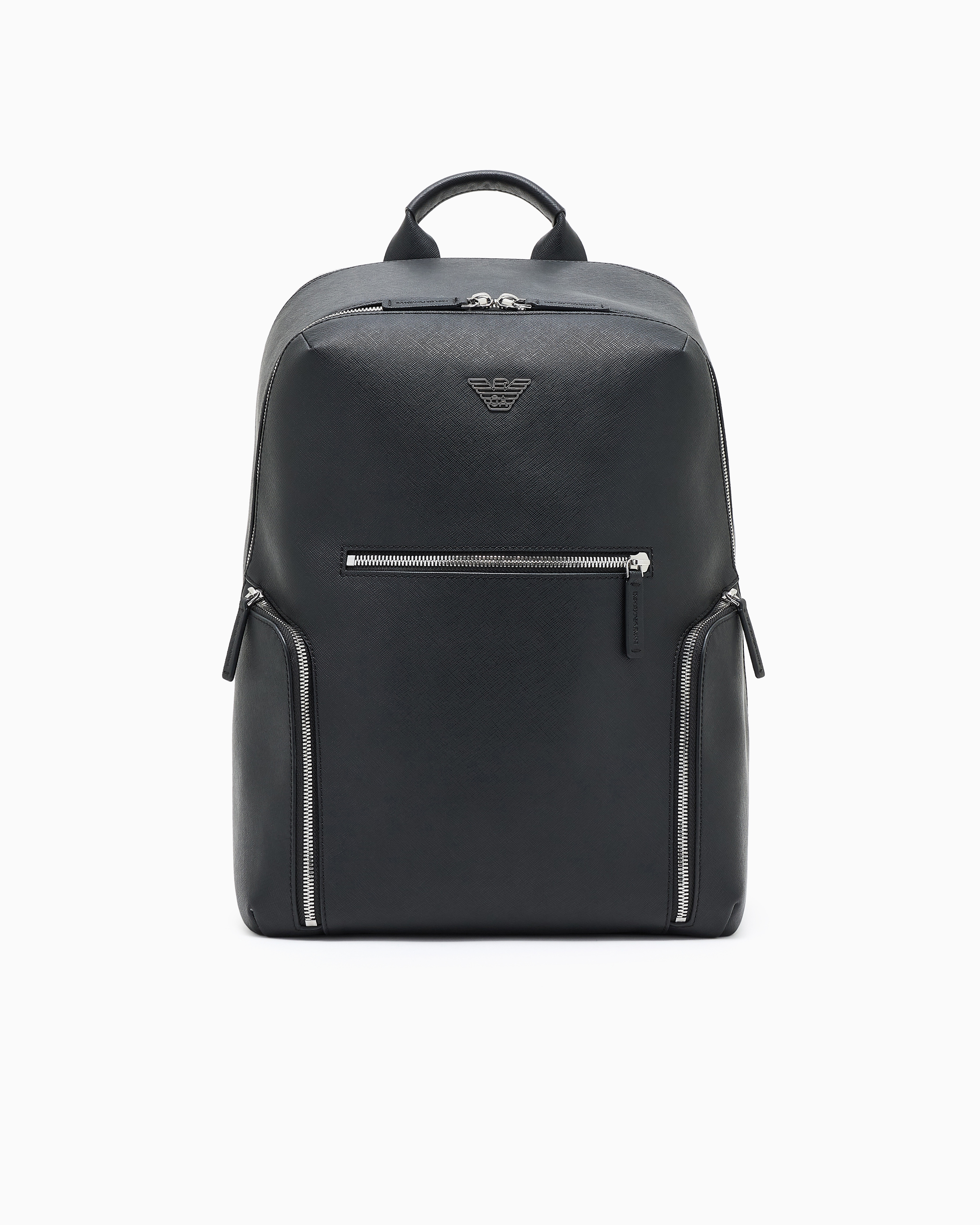 EMPORIO ARMANIブラックレザー /ナイロンサイドゴアブーツ　42 EMPORIO ARMANI - EMPORIO ARMANI エンポリオアルマーニ サイズ