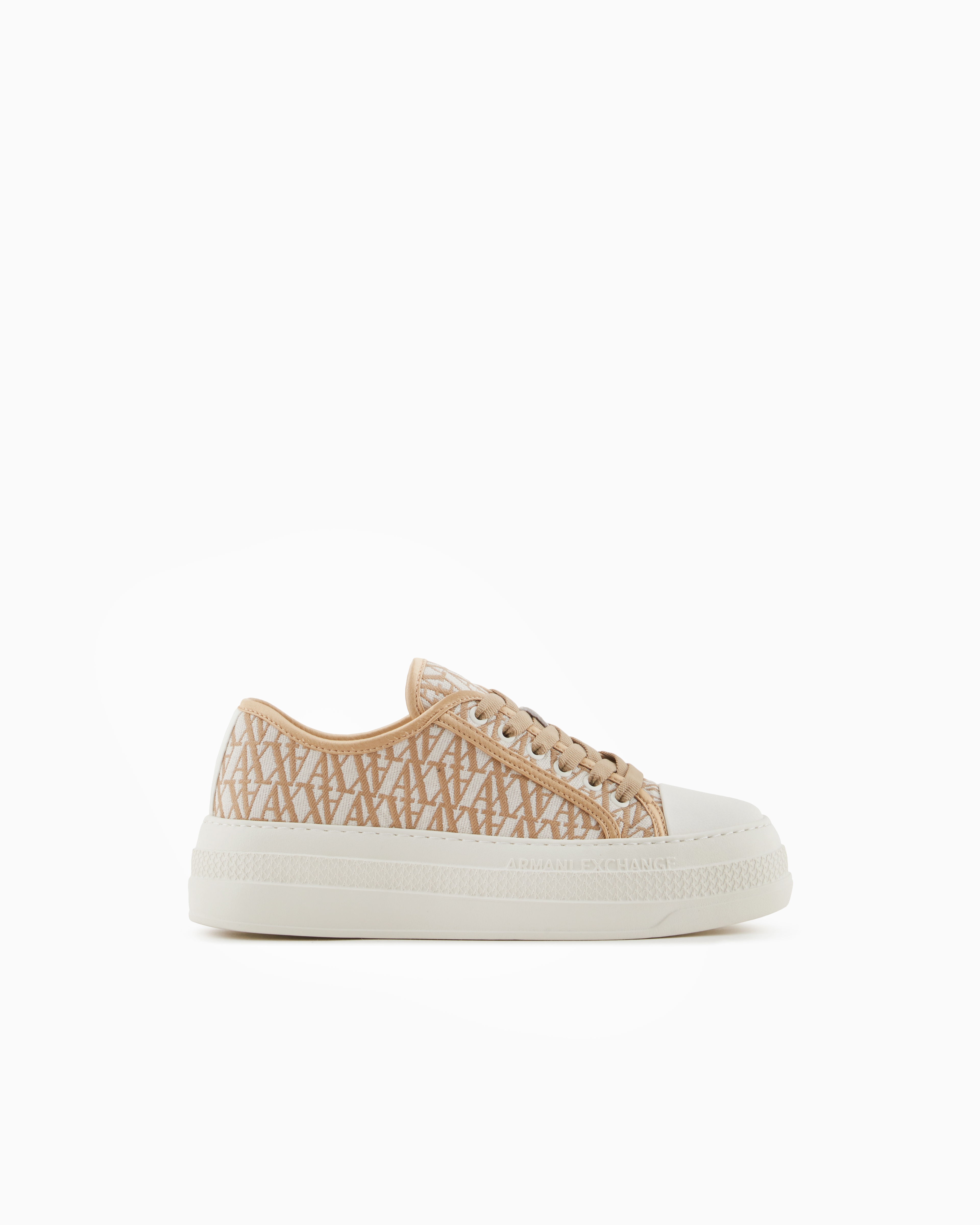 スニーカー ARMANI EXCHANGE Woman Sneakers Yellow Cream XDX179XV930 N480 Armani Exchange | Shoes | Armani Exchange Sneakers Woman