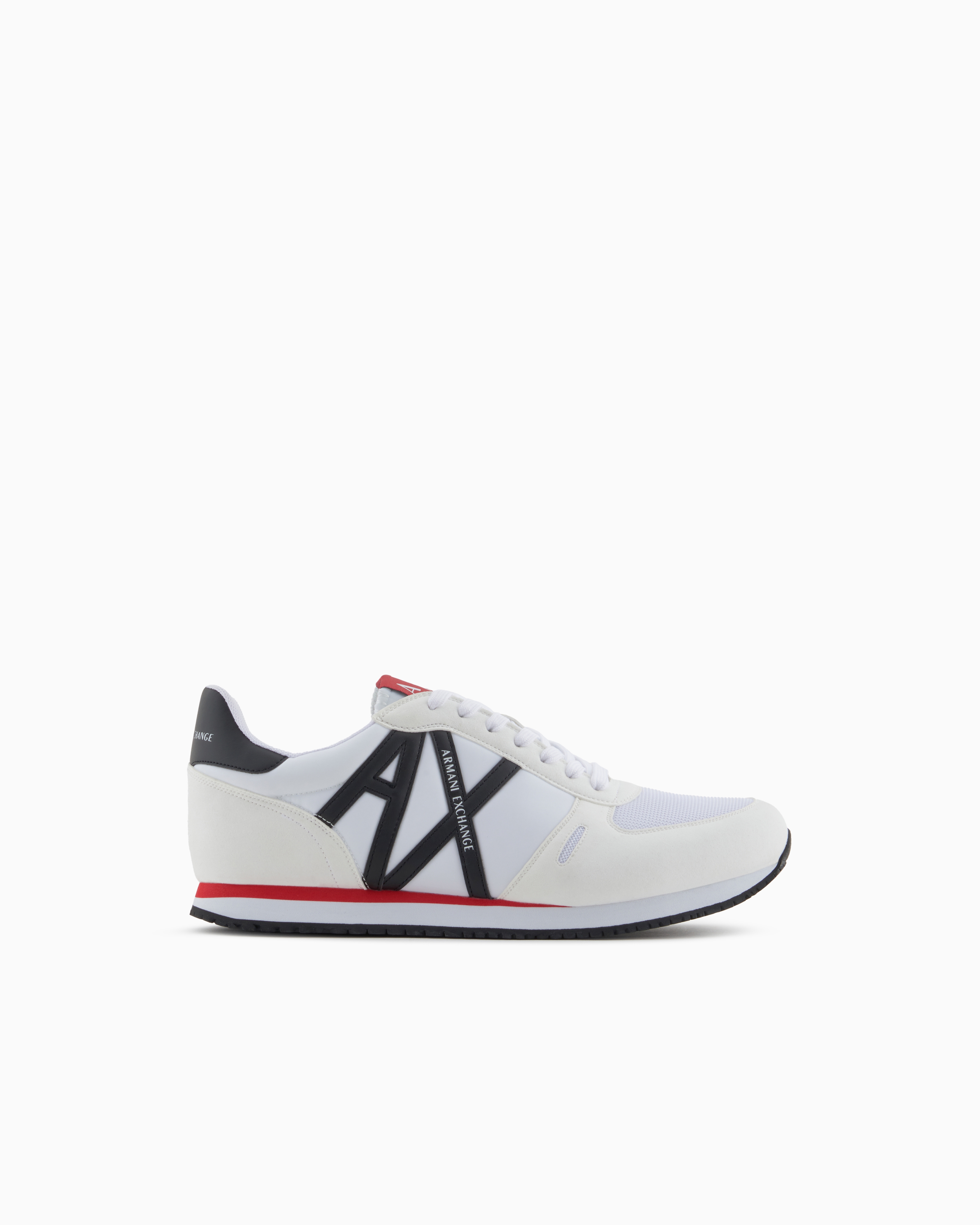 Sneakers in eco-suede, mesh and nylon | Armani Exchange