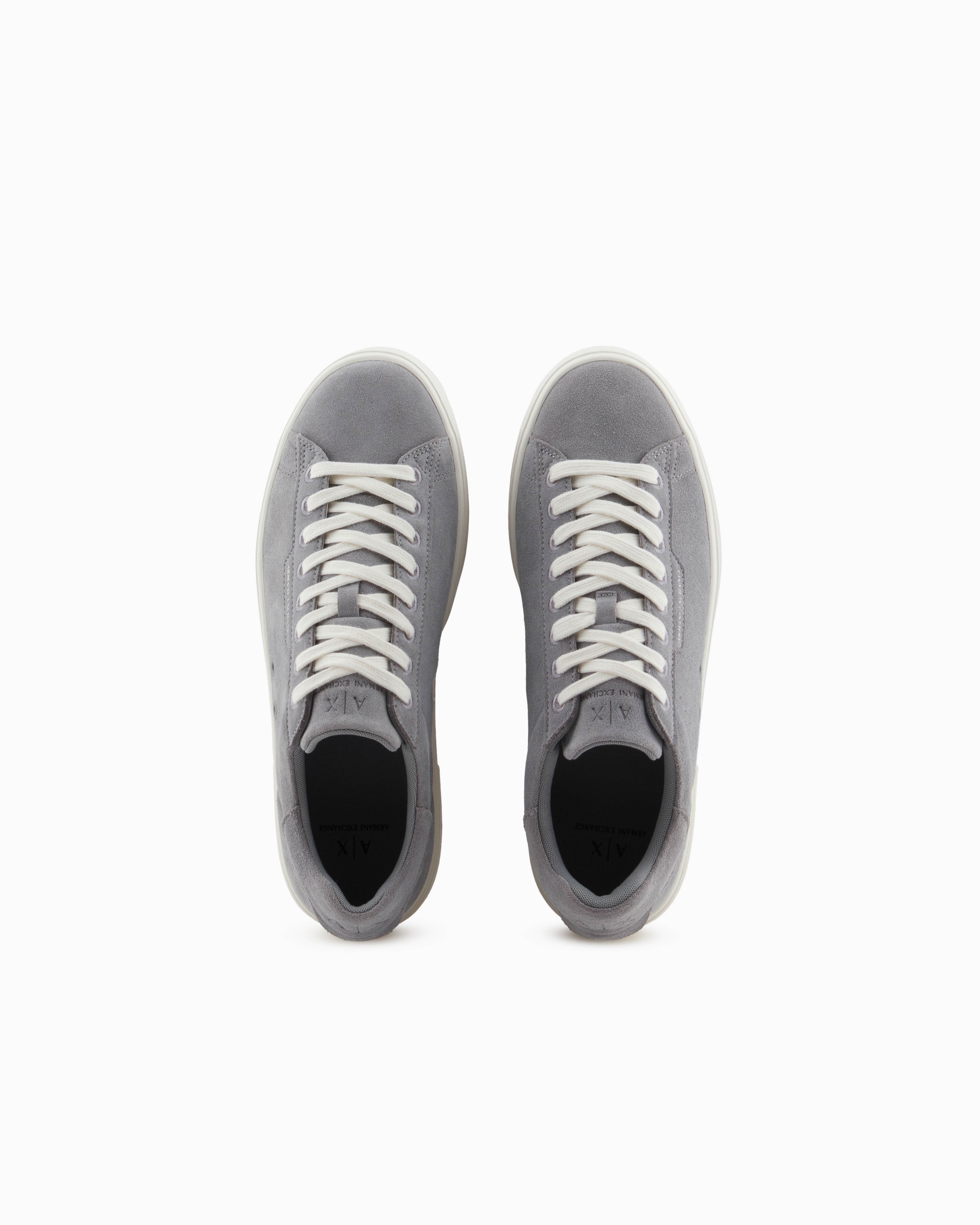 Leather sneakers with logo | Armani Exchange