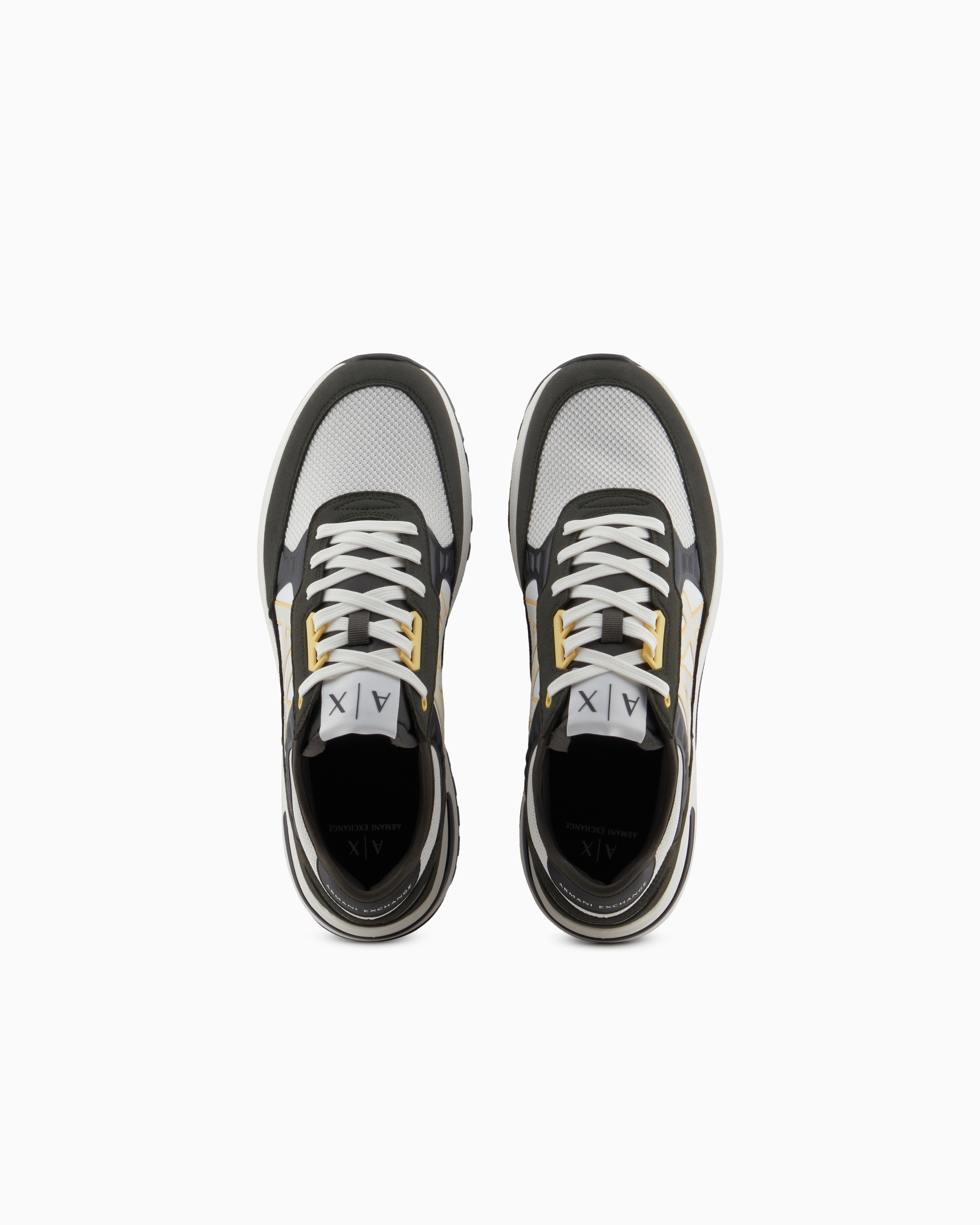 Armani Exchange - Sneakers with high sole and logo, Man, Size: