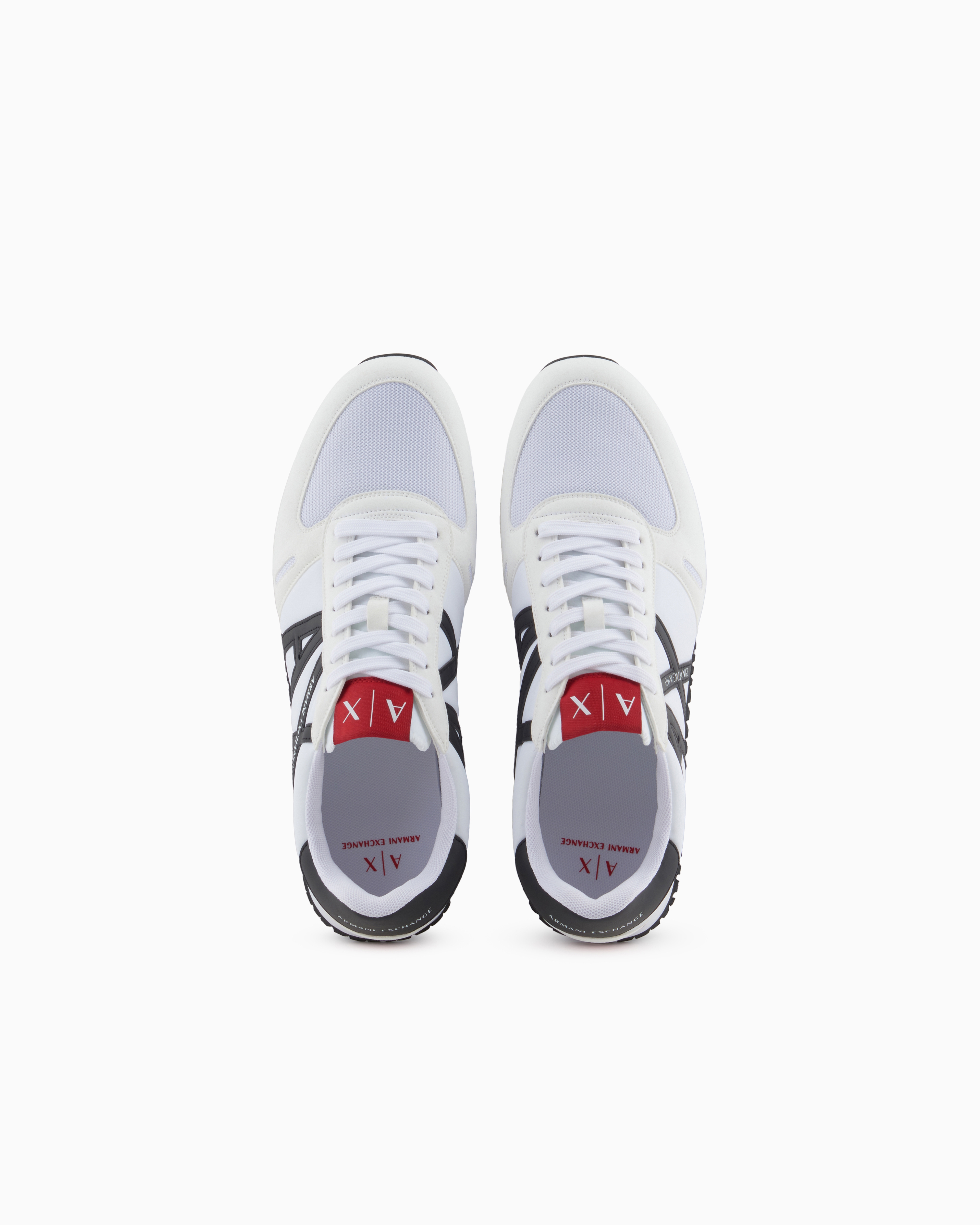 スニーカー ARMANI EXCHANGE Men Sneakers White XUX199XV800 K488 Amazon.com | A|X Armani Exchange Men's High Top Lace Up