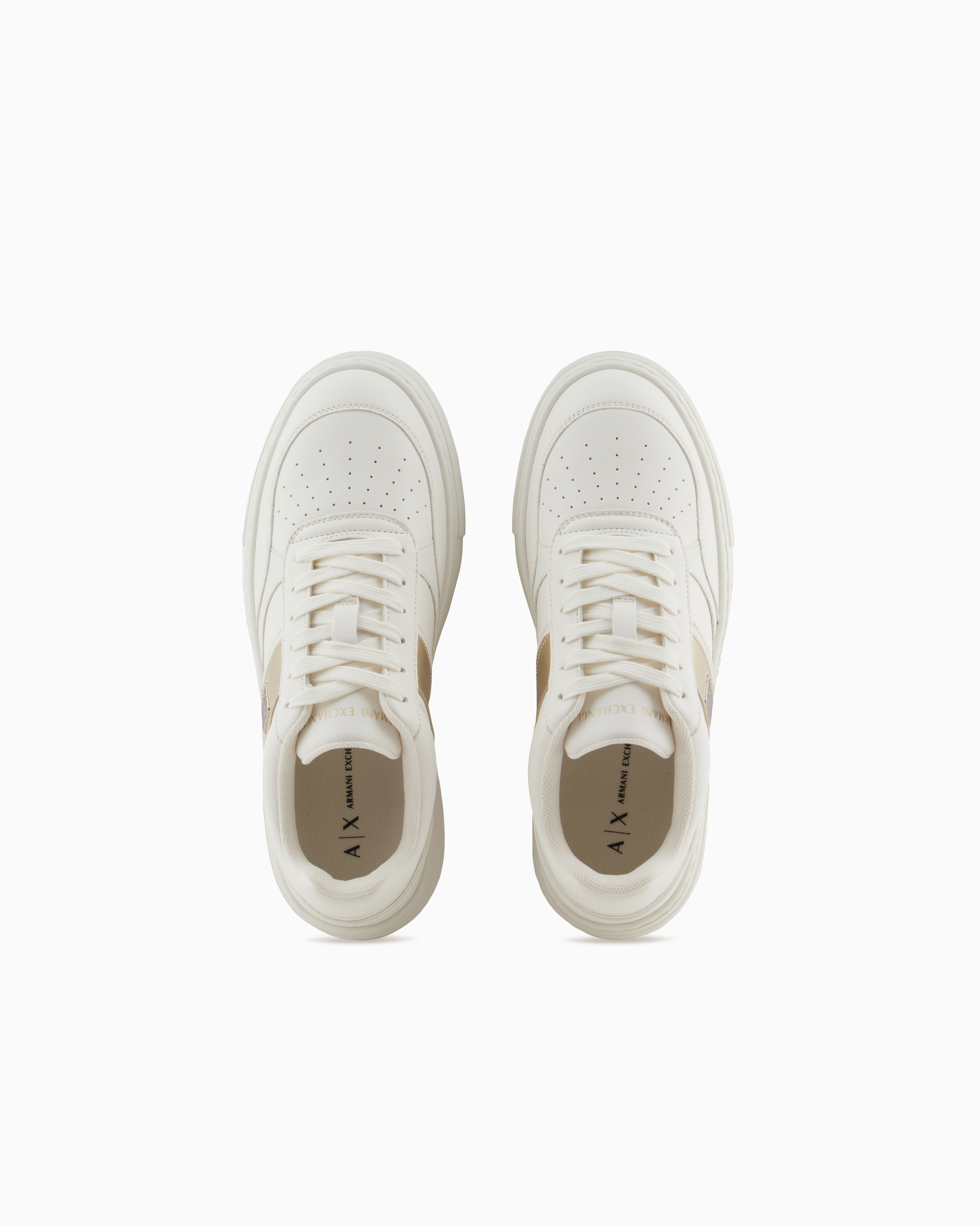Sneakers with contrasting side band | Armani Exchange