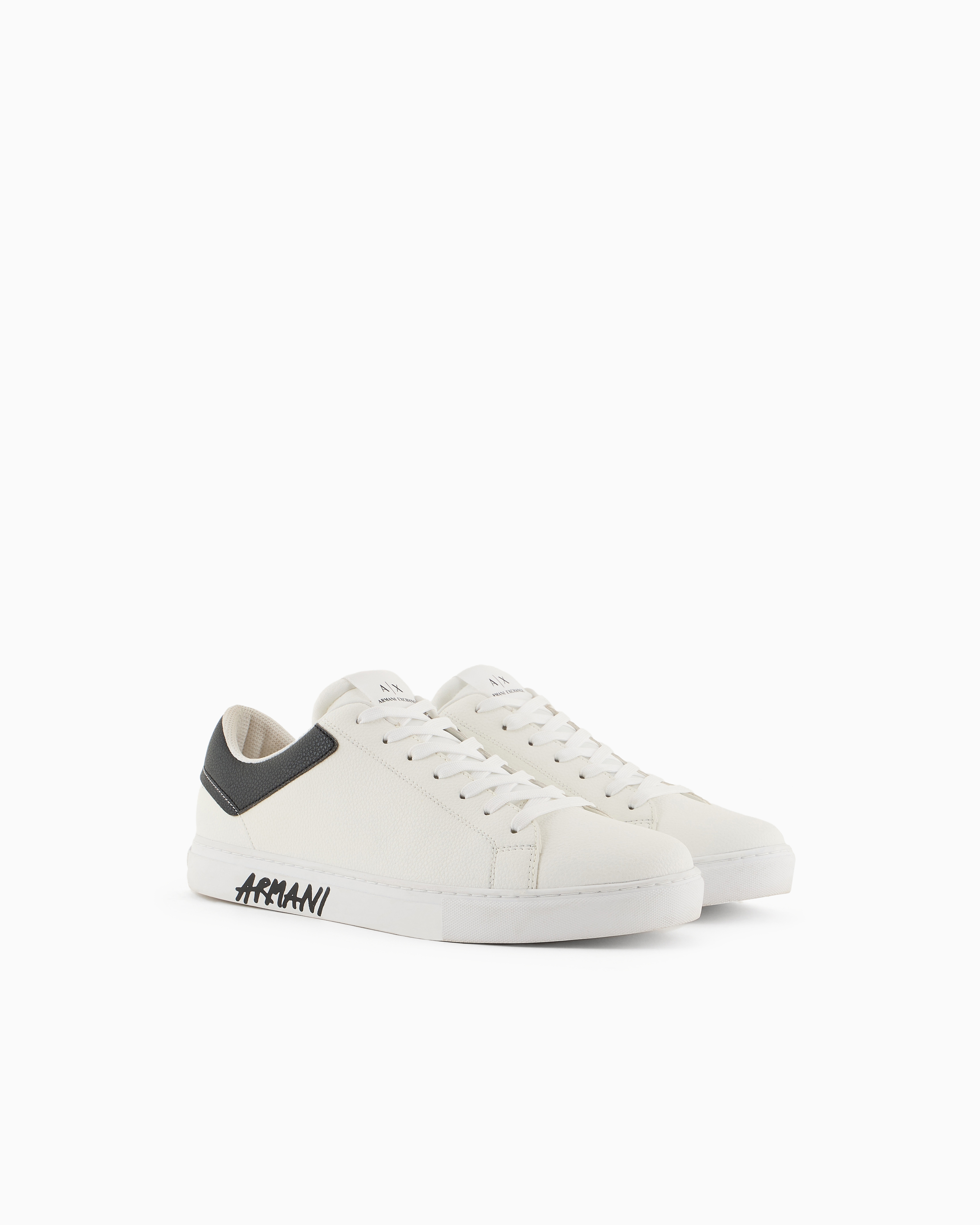 Armani Exchange Sneakers With Logo In White