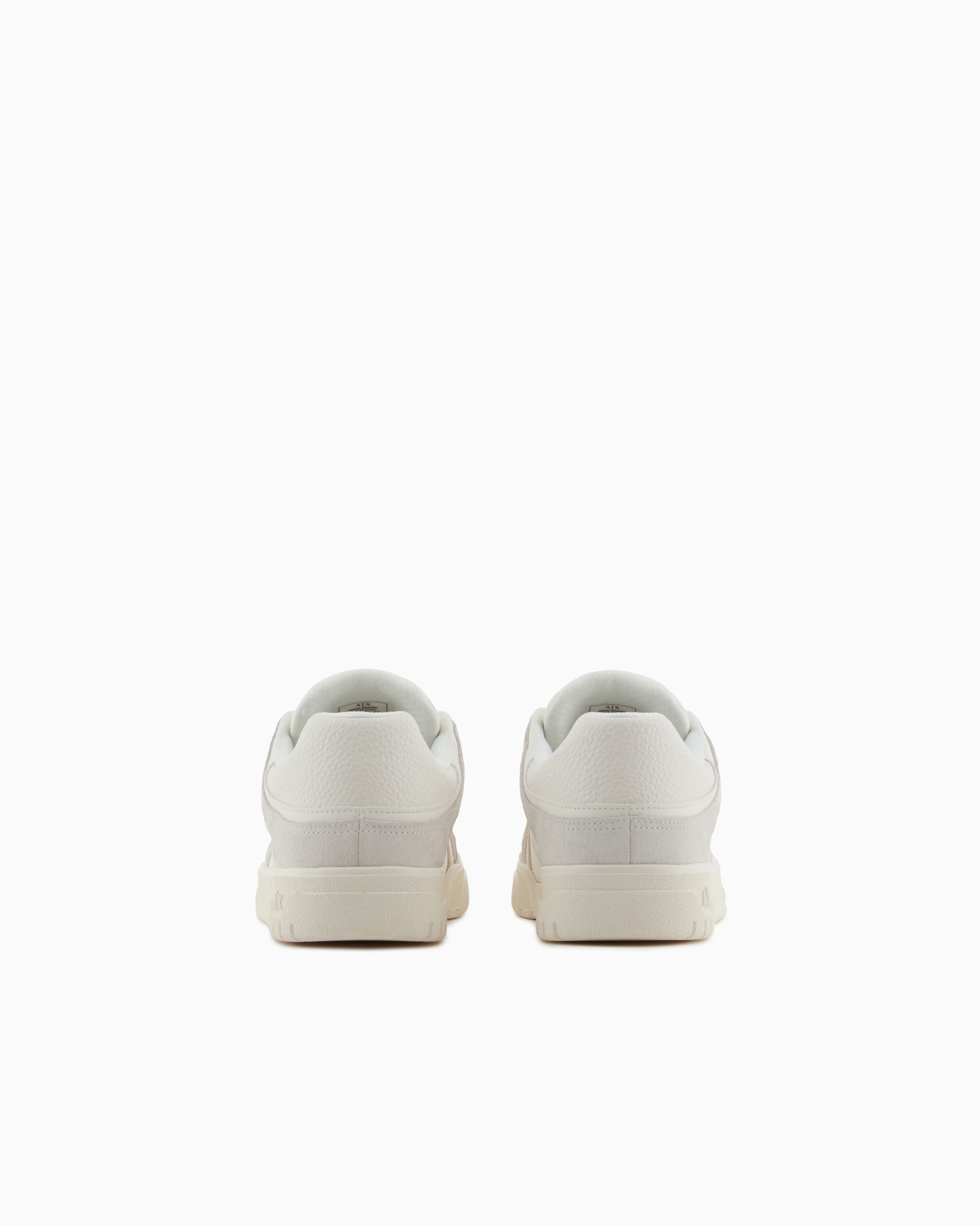 Armani Exchange - Oversized sneakers with contrasting inserts, Man, White, Size: