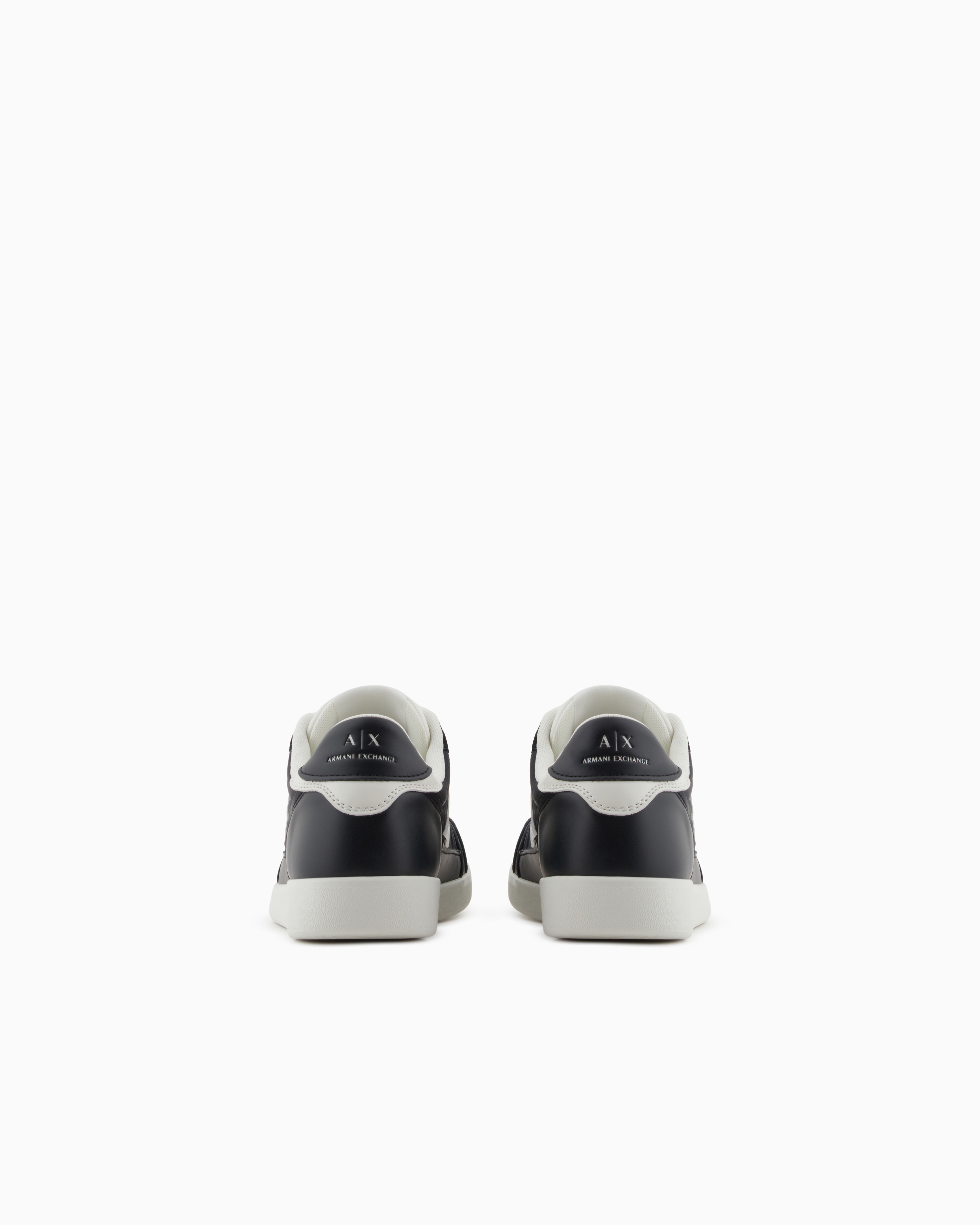 Armani Exchange - Sneakers with contrasting side band, Man, Black, Size: