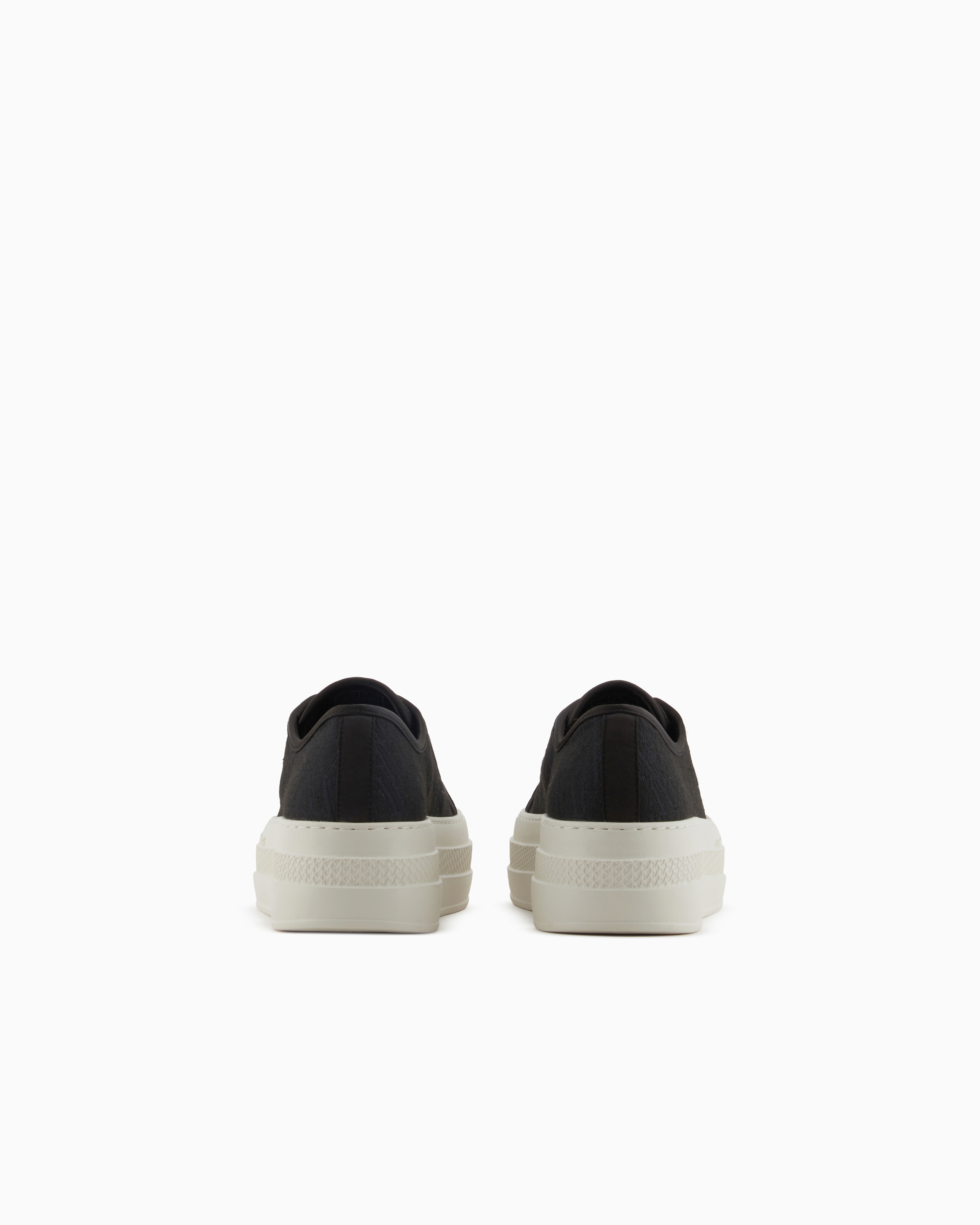 Armani Exchange - Sneakers with allover logo, Woman, Black, Size: