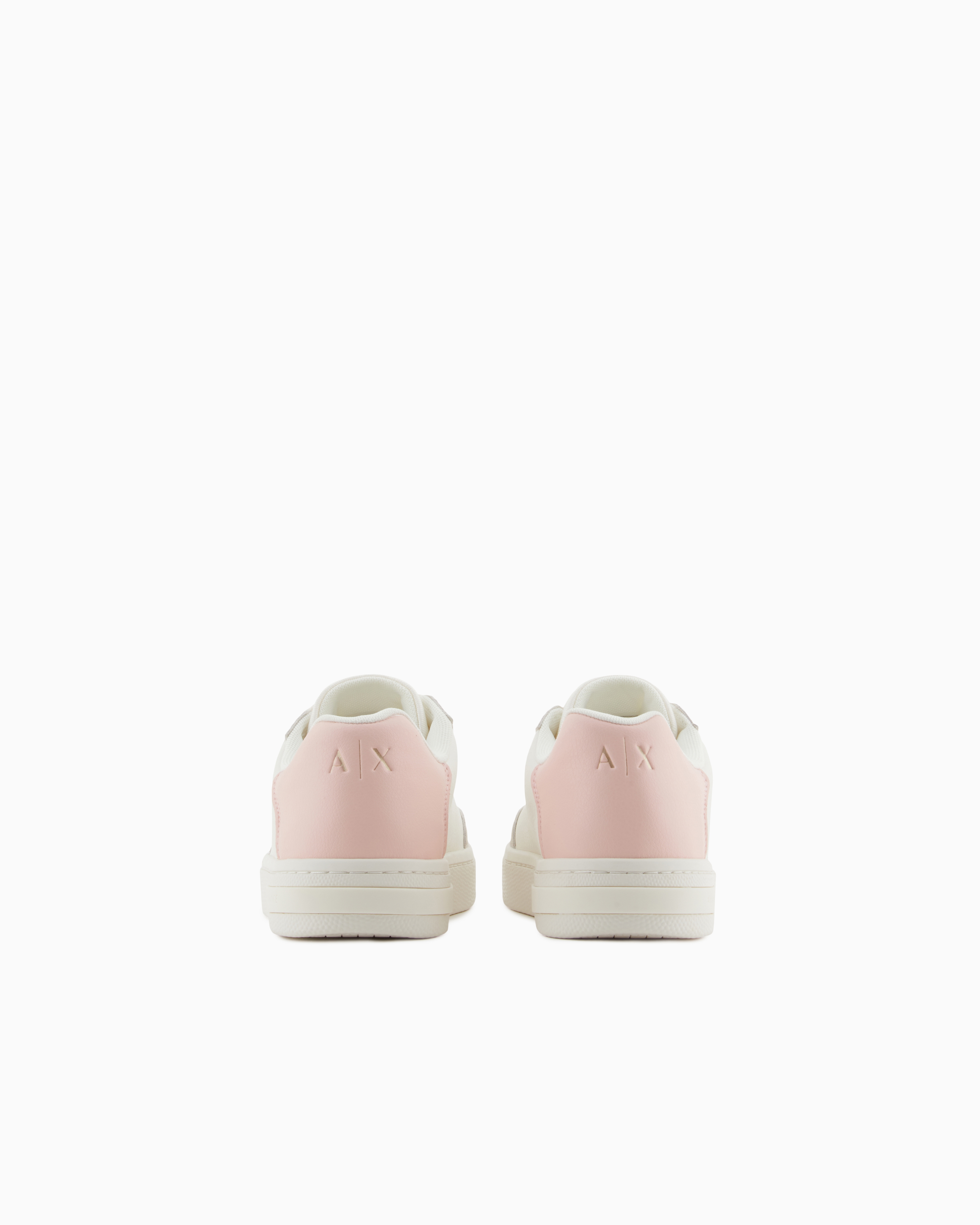 Armani Exchange - Sneakers with contrasting detail on the back, Woman, White, Size: