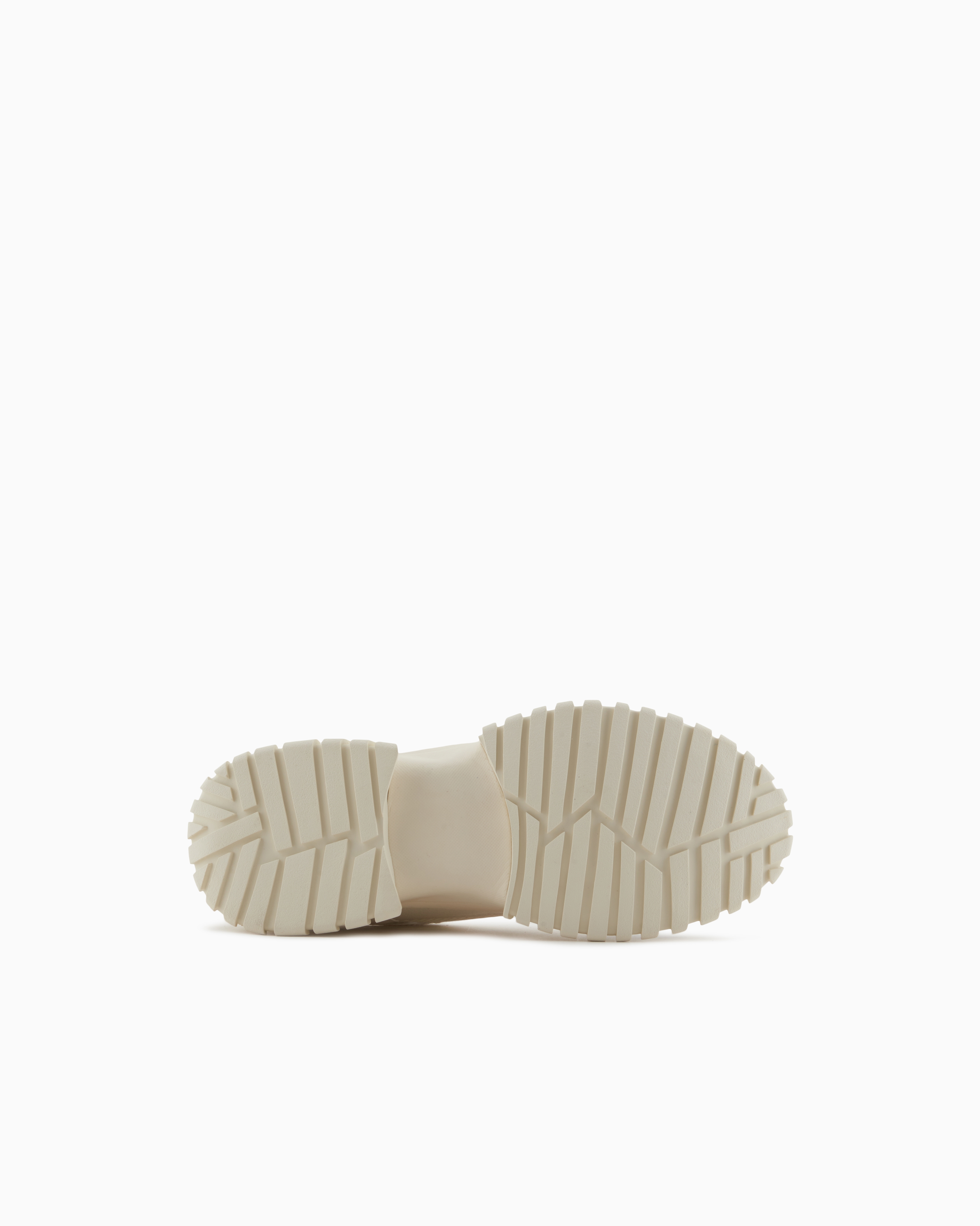 Armani Exchange - Two-tone sneakers with grip sole, Man, White, Size: