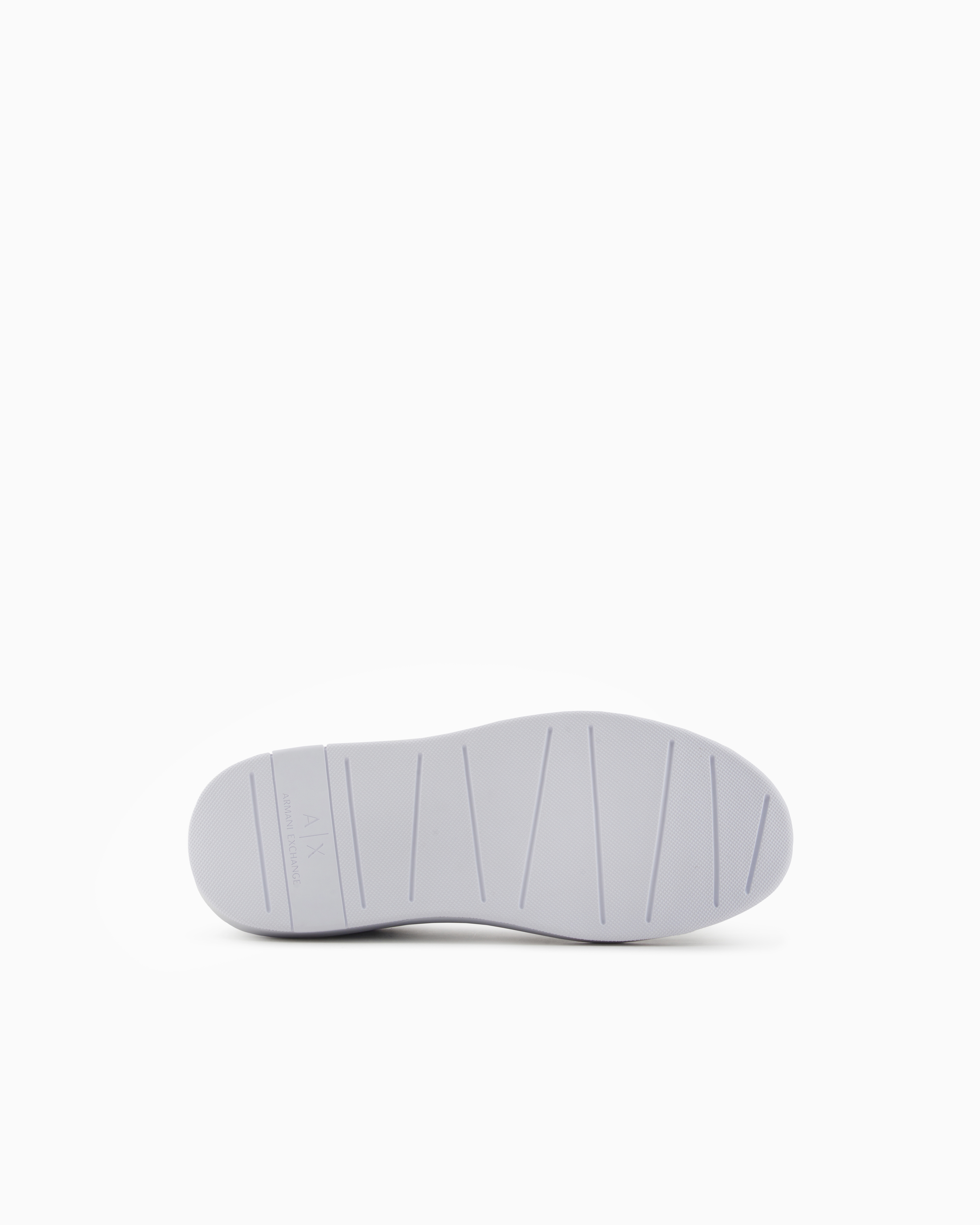 Armani Exchange - Leather sneakers, Man, White, Size: