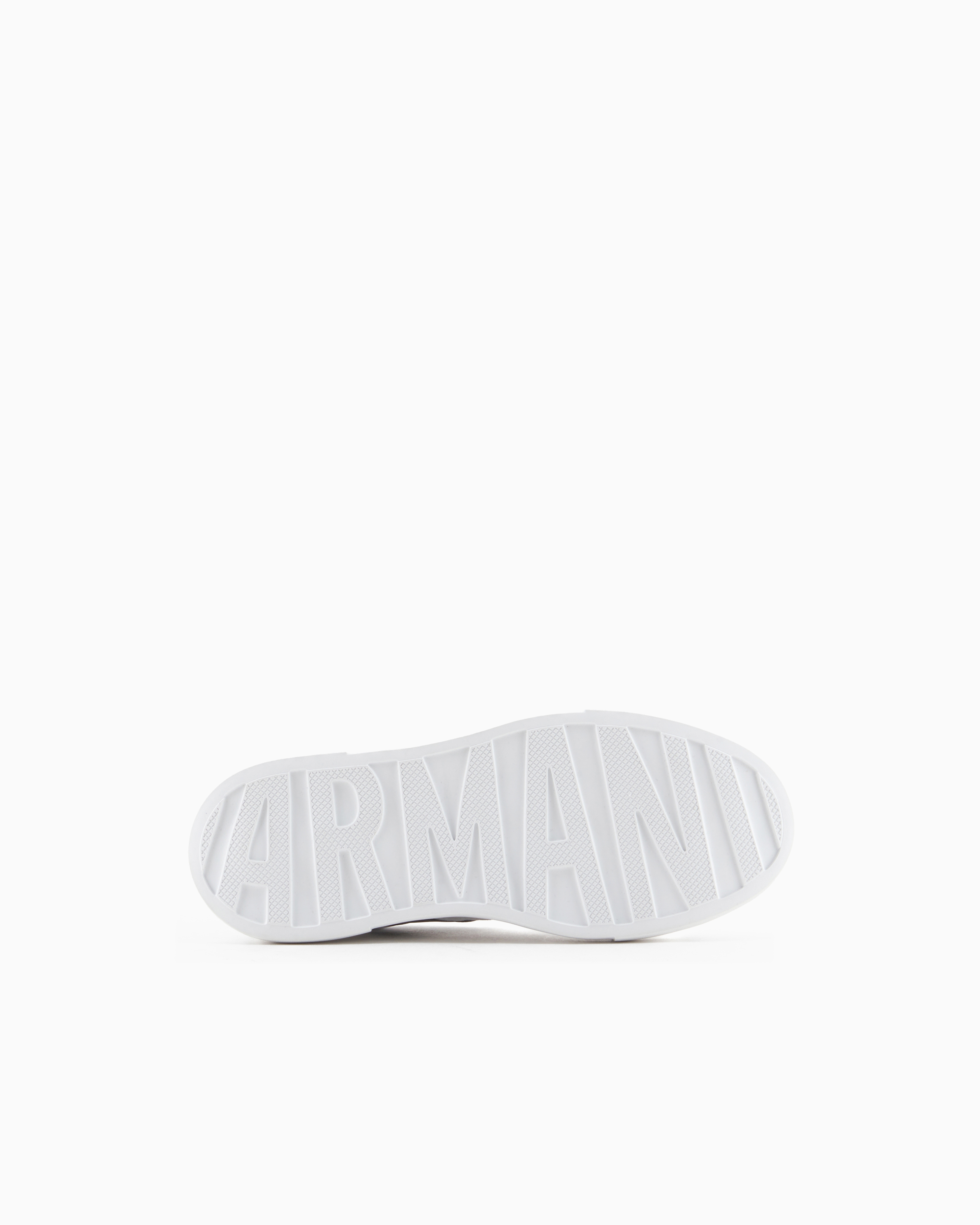 Armani Exchange - Sneakers with contrasting side band, Woman, White, Size:
