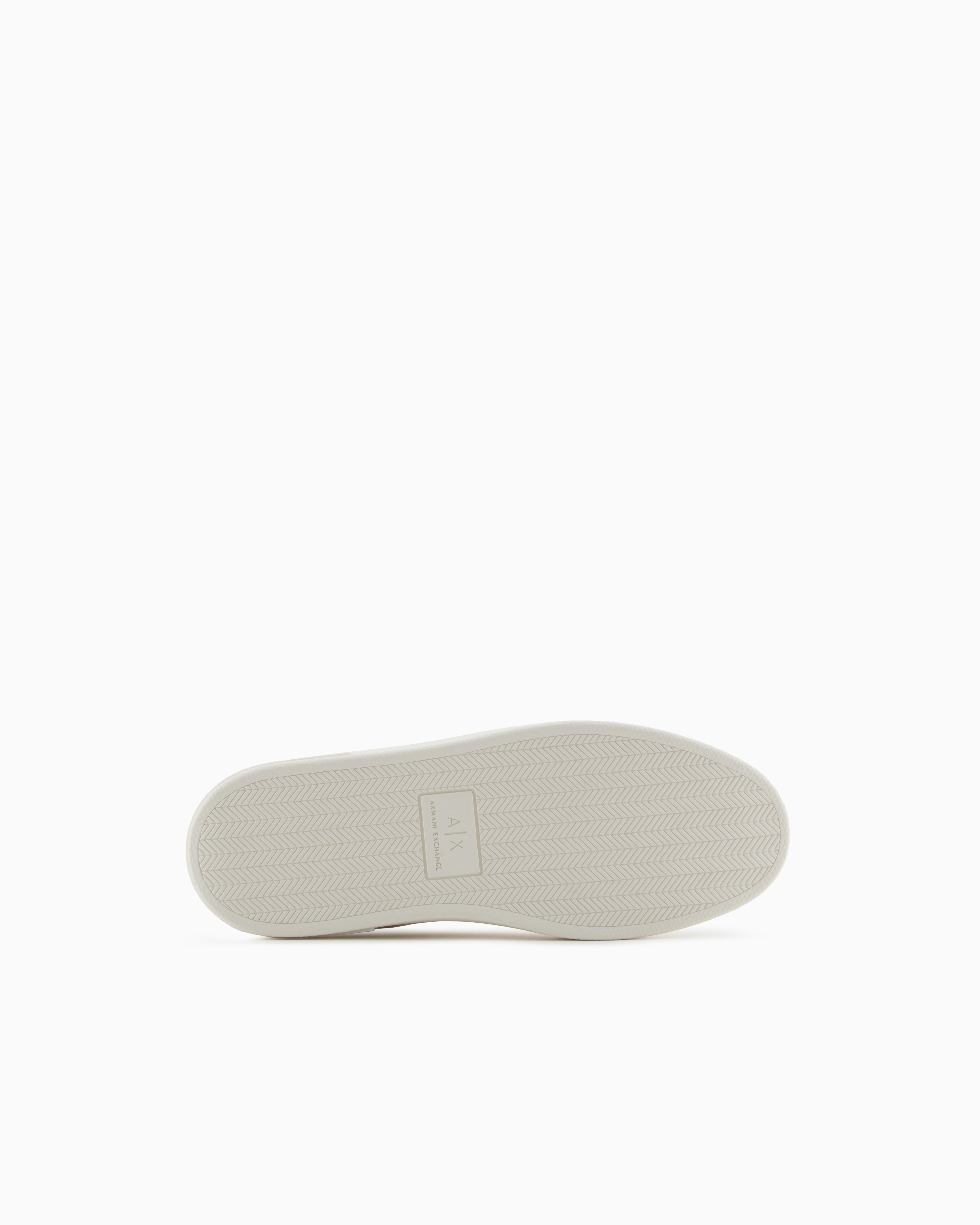 Armani Exchange - Sneakers with contrasting detail on the back, Woman, White, Size: