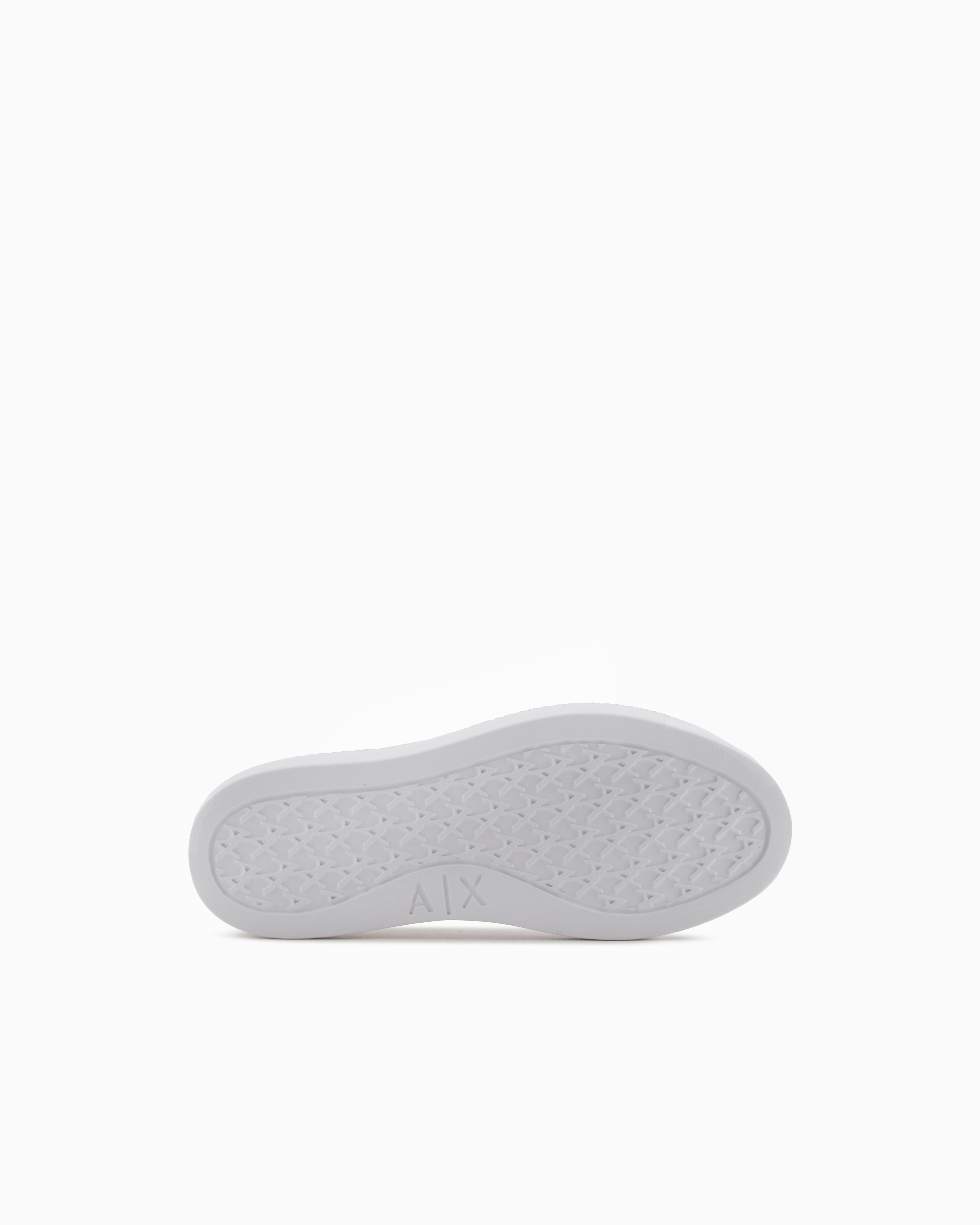 Armani Exchange - Sneakers with allover logo, Woman, White, Size: