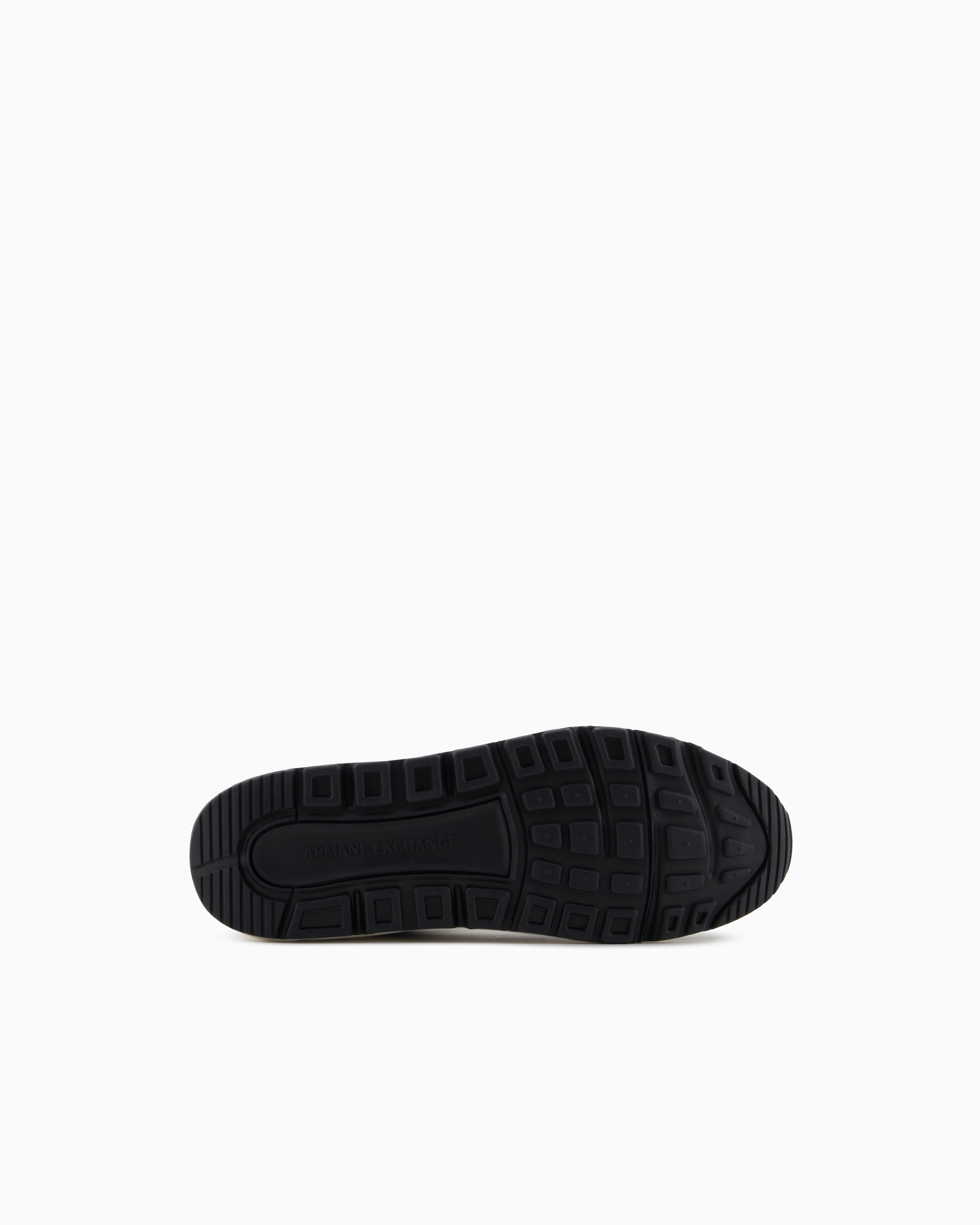 Armani Exchange - Oversized sneakers with contrasting inserts, Man, Black, Size: