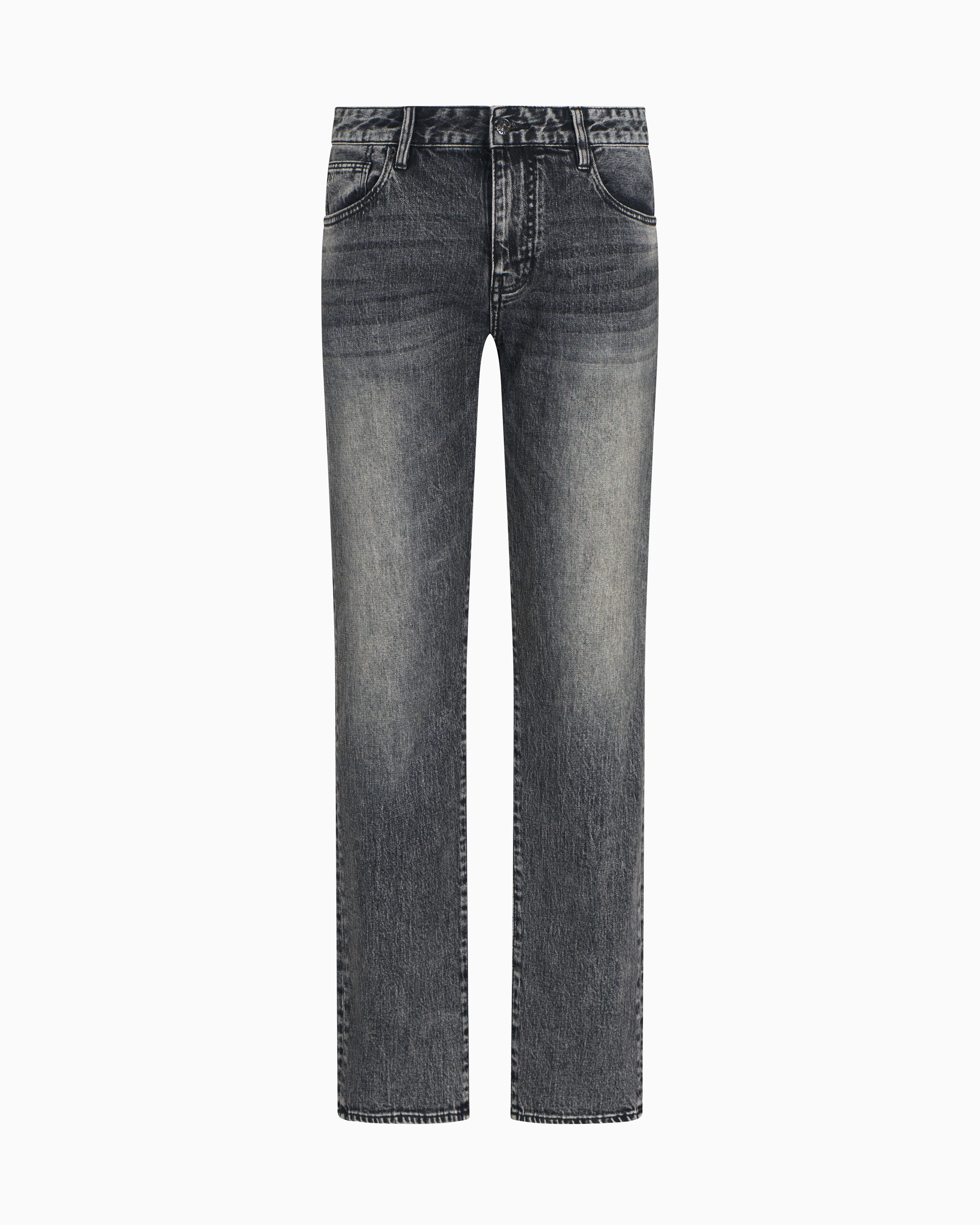 Armani Exchange Grey J13 Slim Fit Jeans In Cotton Denim 28_R