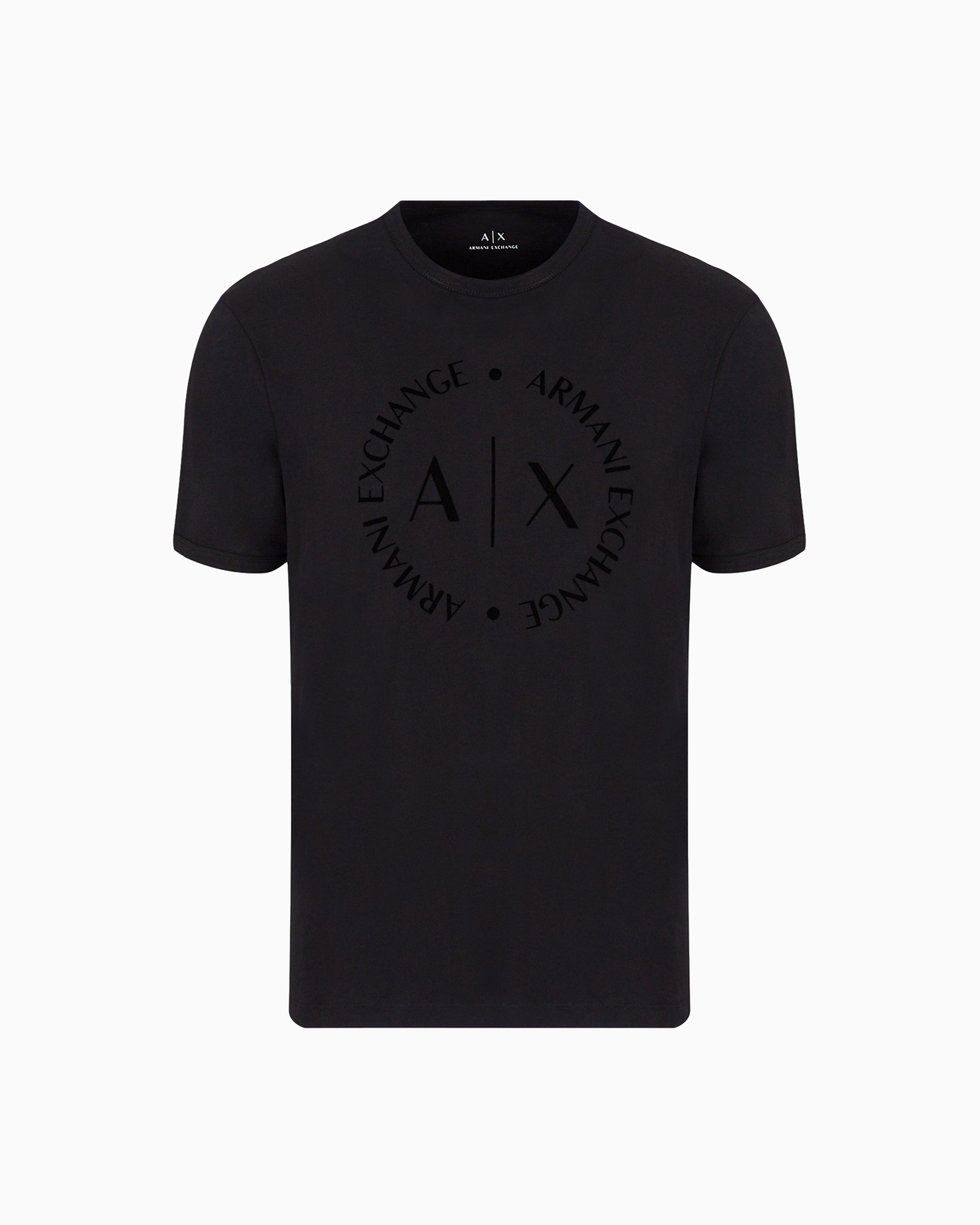 Armani Exchange - Regular fit jersey T-shirt, Man, Black, Size: XS