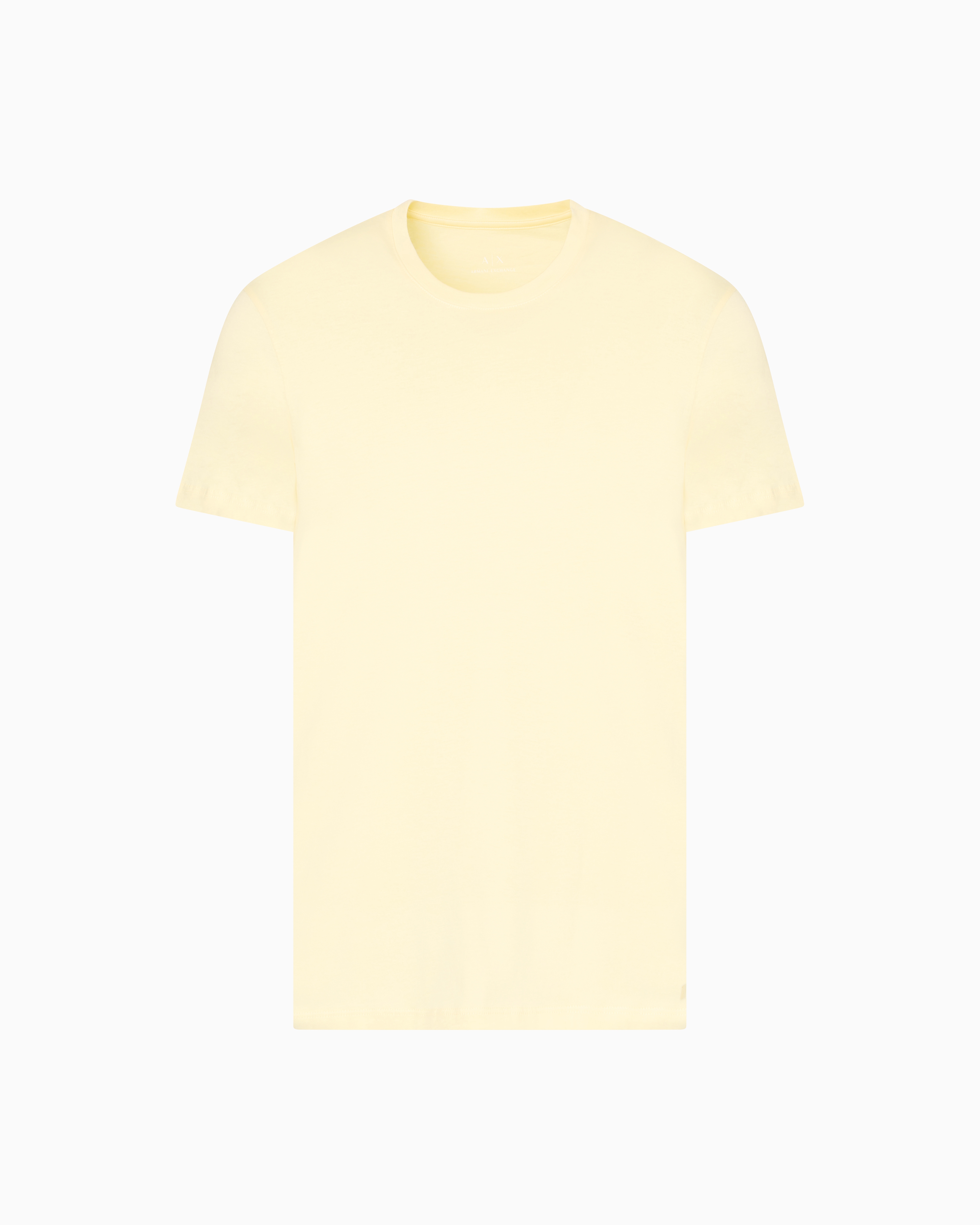 Armani Exchange - Slim fit Pima cotton T-shirt, Man, Yellow, Size:
