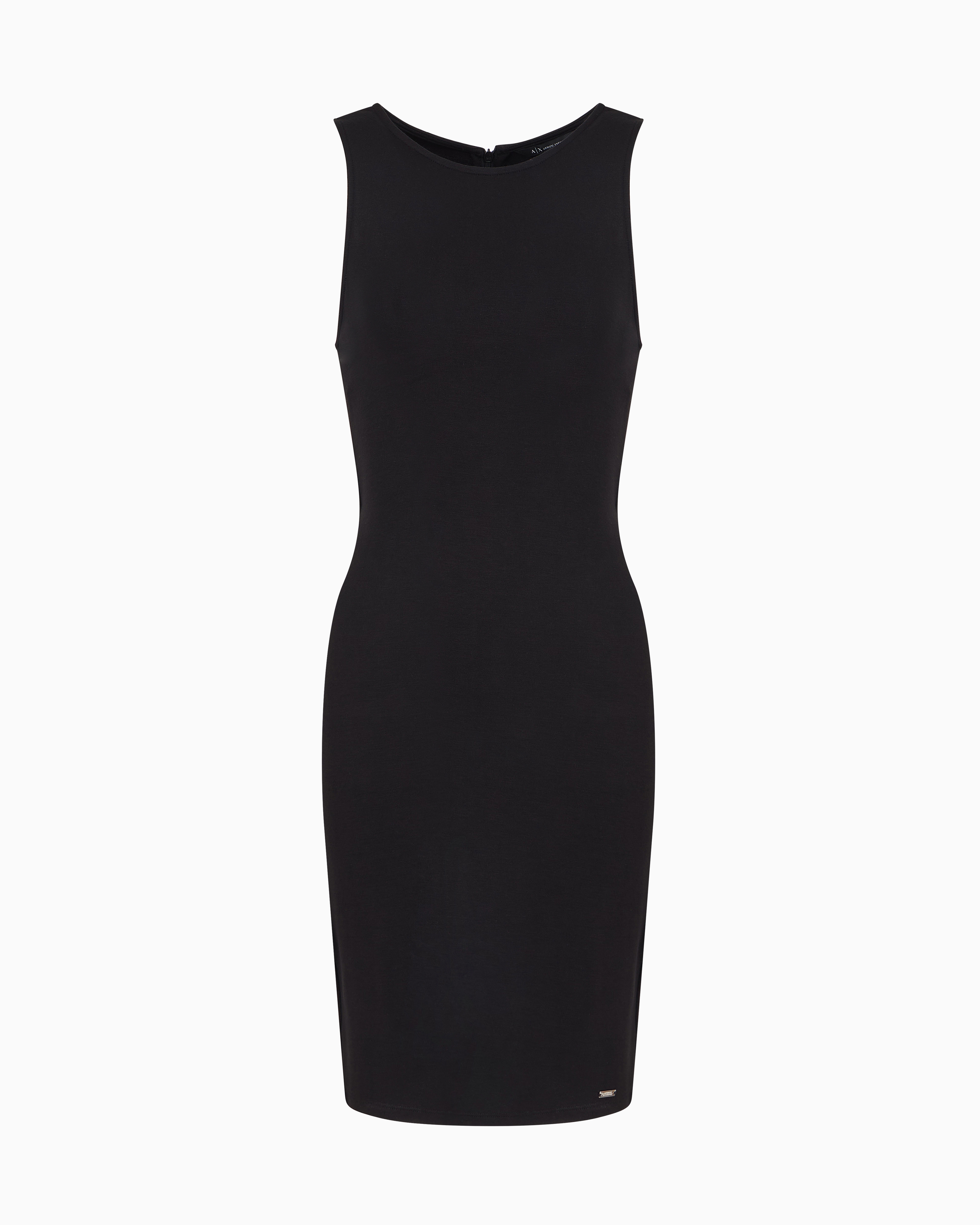 Armani Exchange - Short Dresses, Woman, Black, Size: