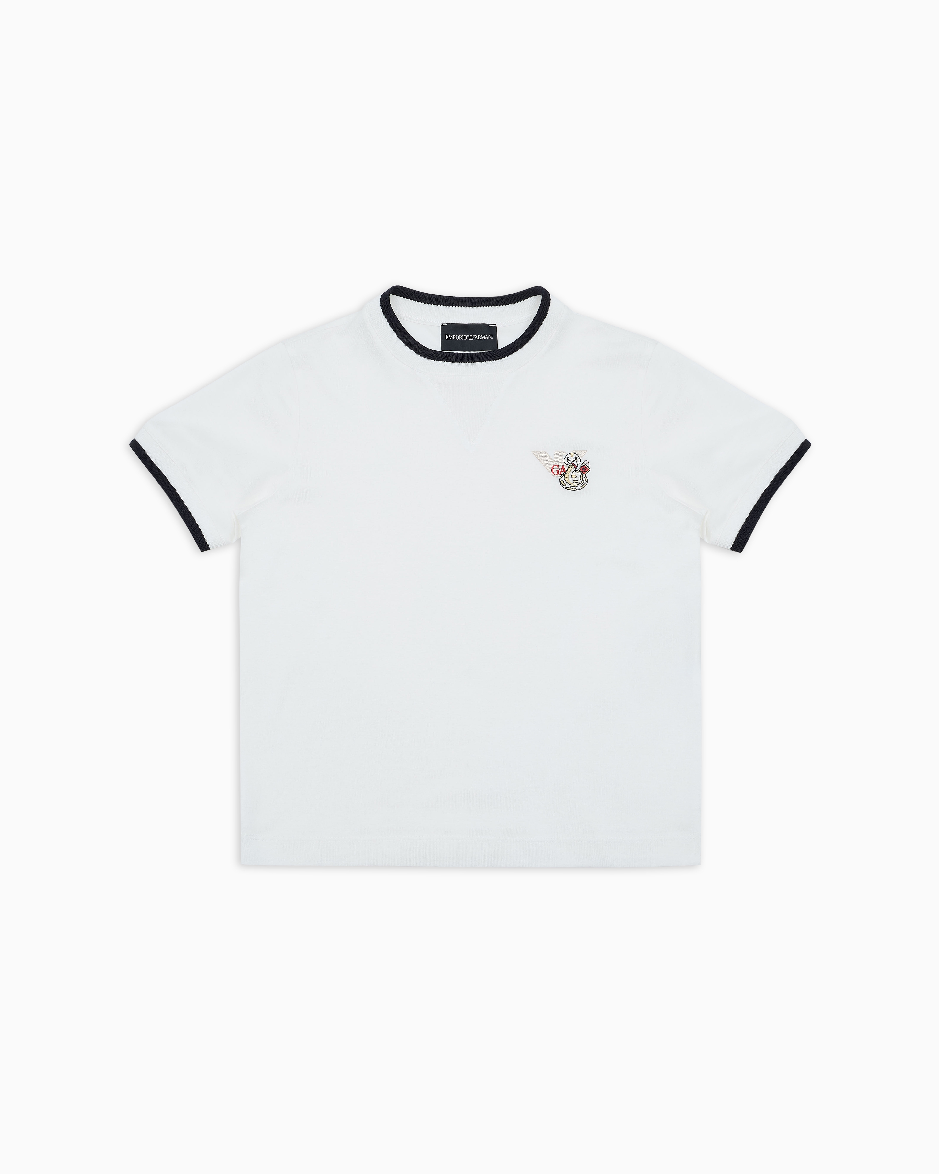 ASV Tシャツ リヨセル混紡ジャージー | Emporio Armani