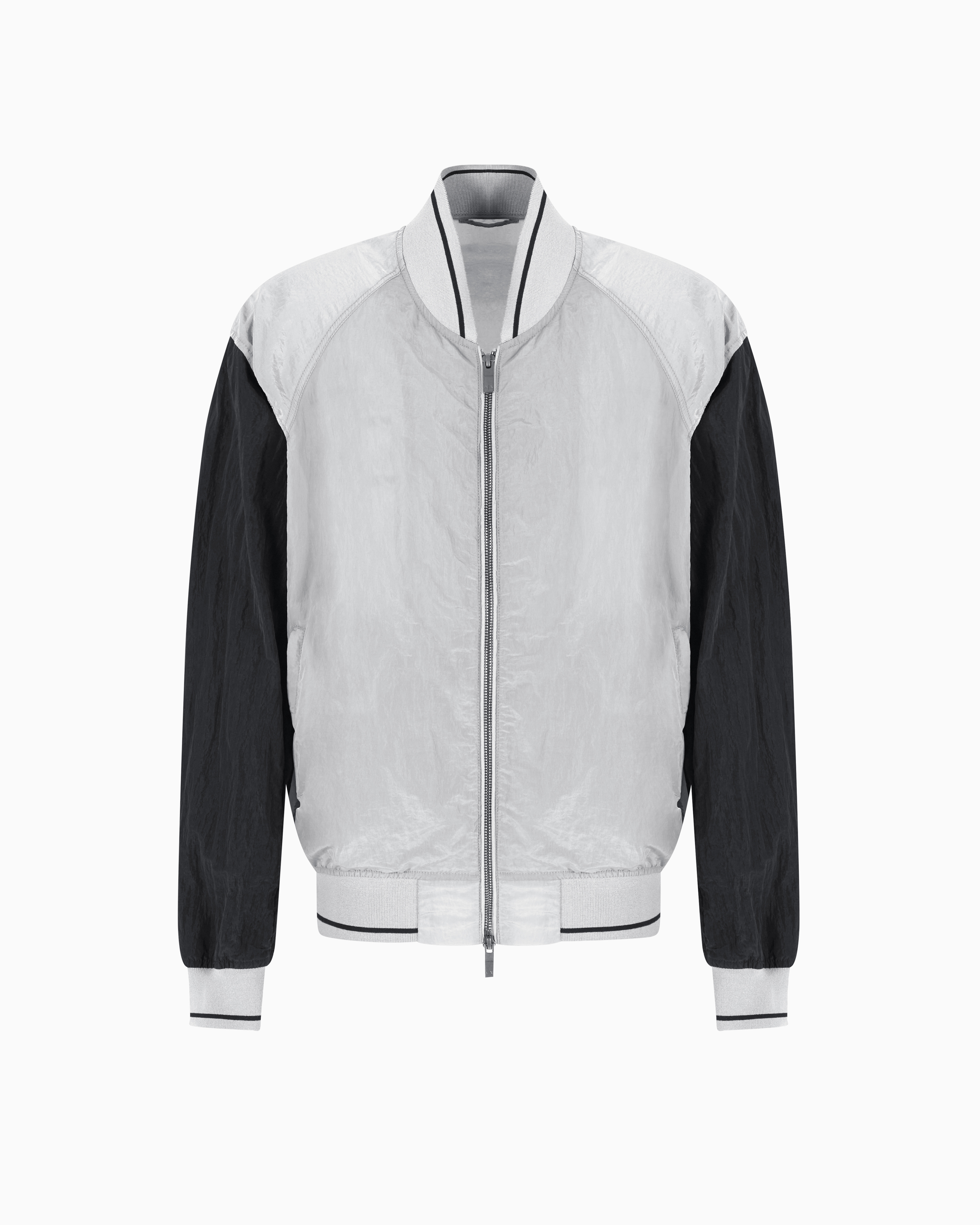 Bomber jacket with contrasting sleeves | Armani Exchange