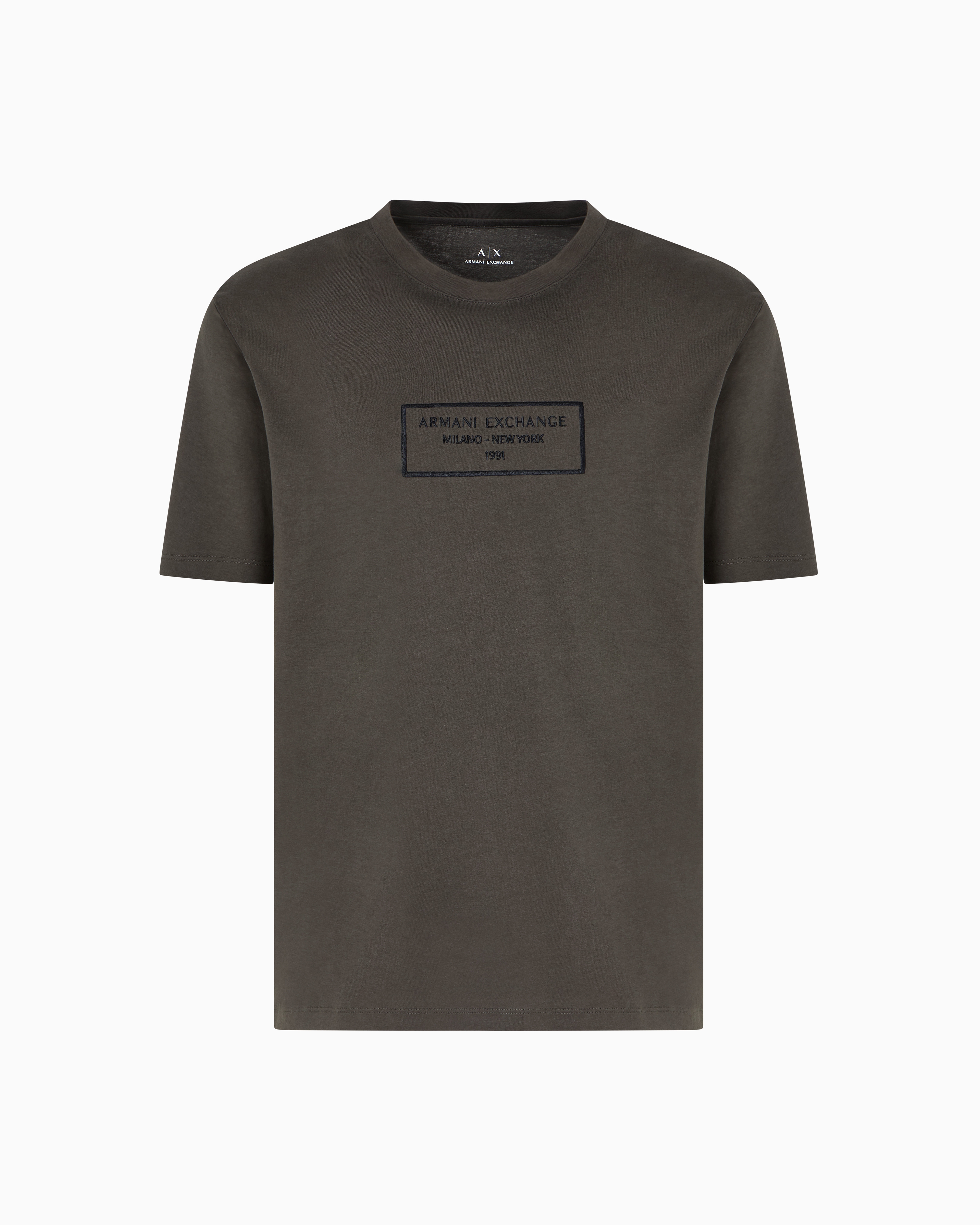 Armani Exchange - Regular fit Milan New York t-shirt, Man, Green, Size: