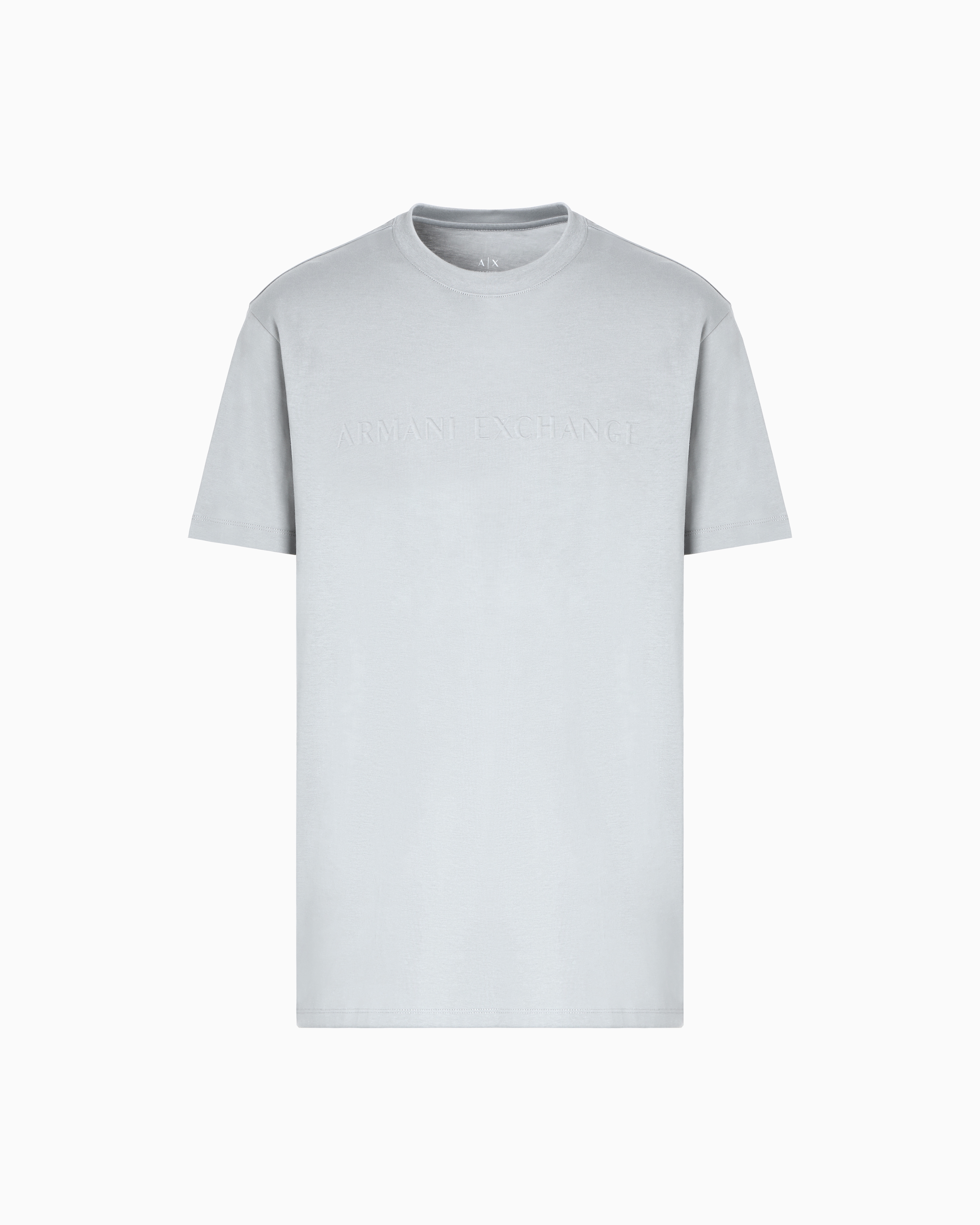 Armani Exchange Grey Regular Fit T-Shirts Medium