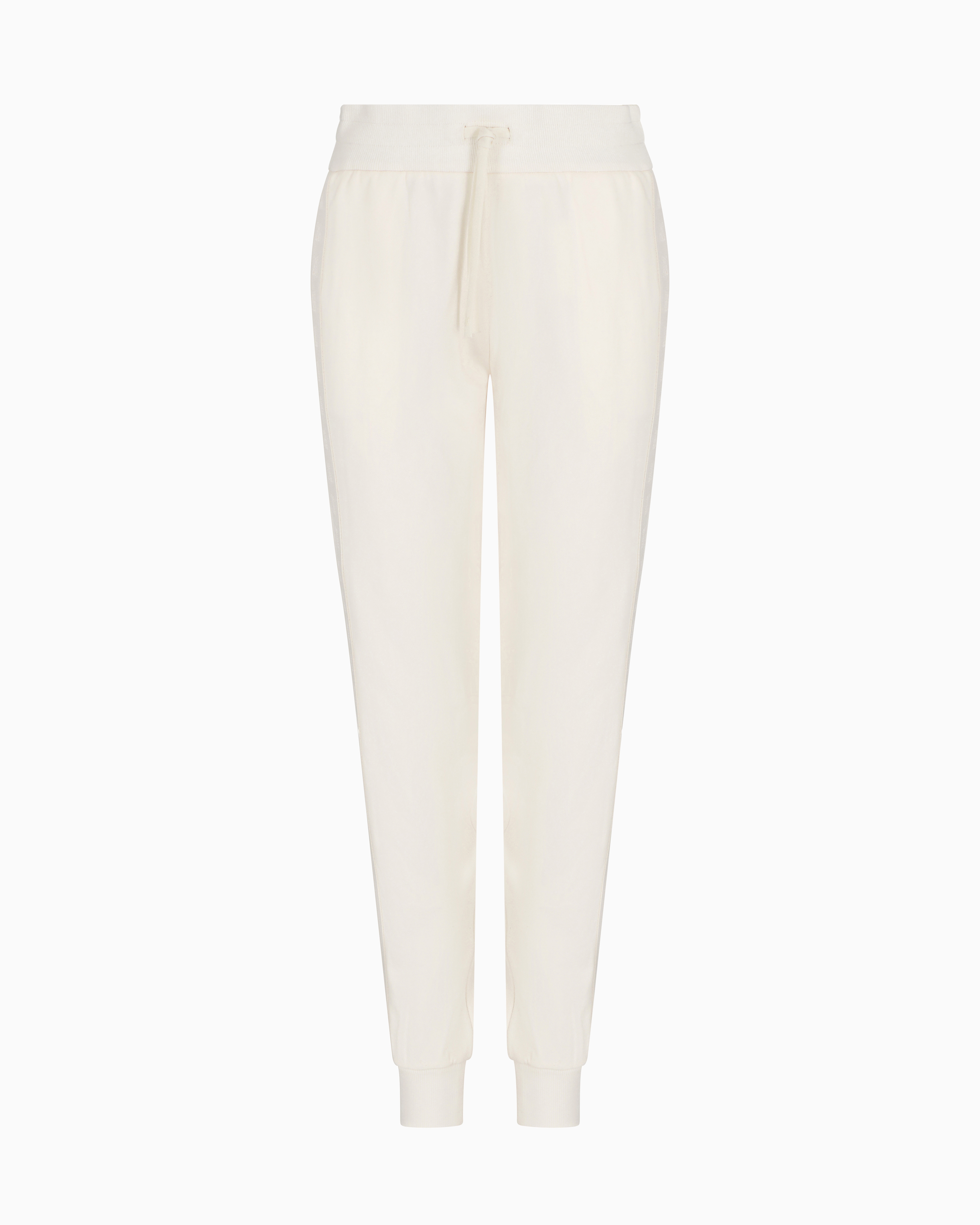 Armani Exchange - Sweatpants, Woman, White, Size: