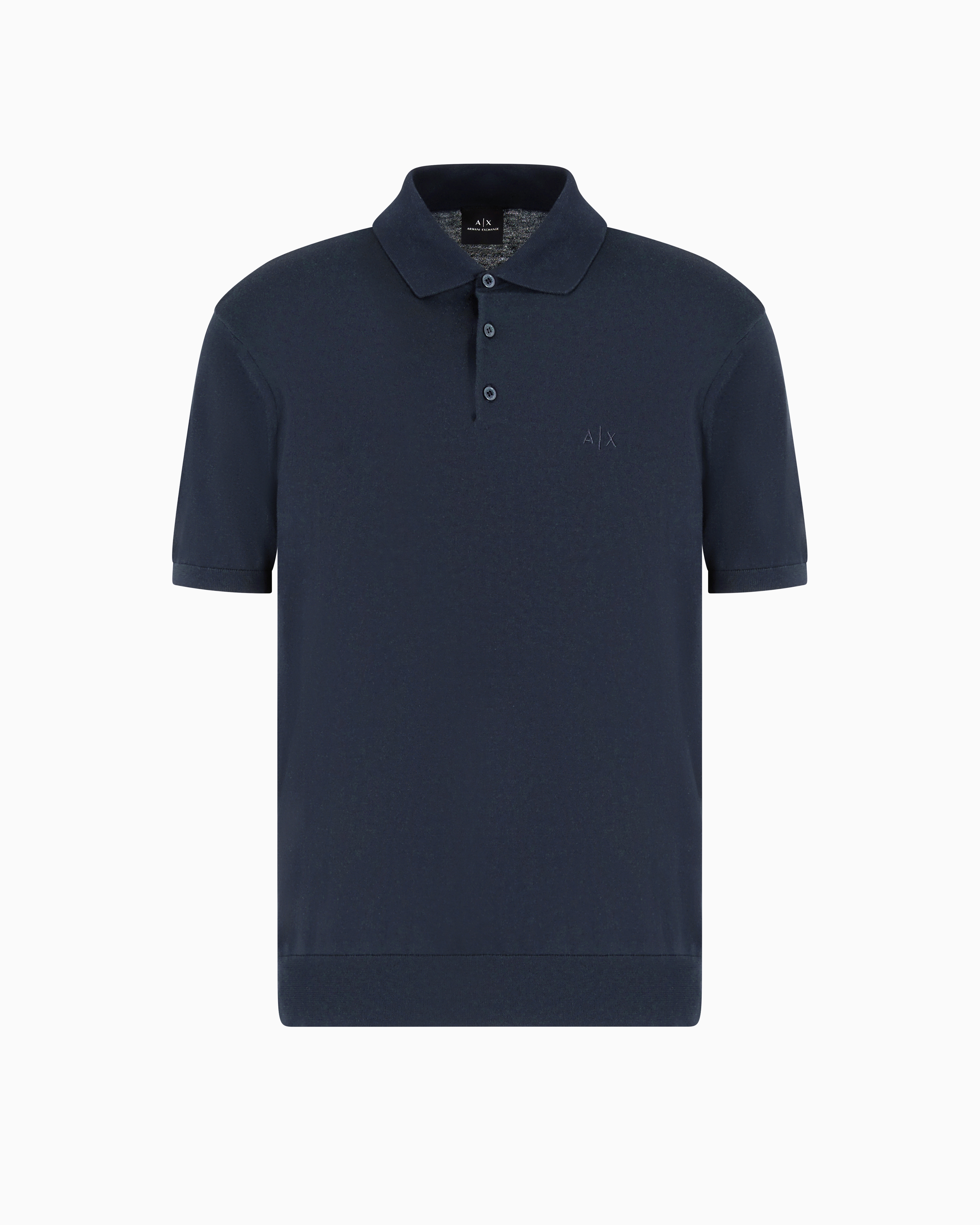Armani Exchange Pique Polo Shirt With Contrasting Details