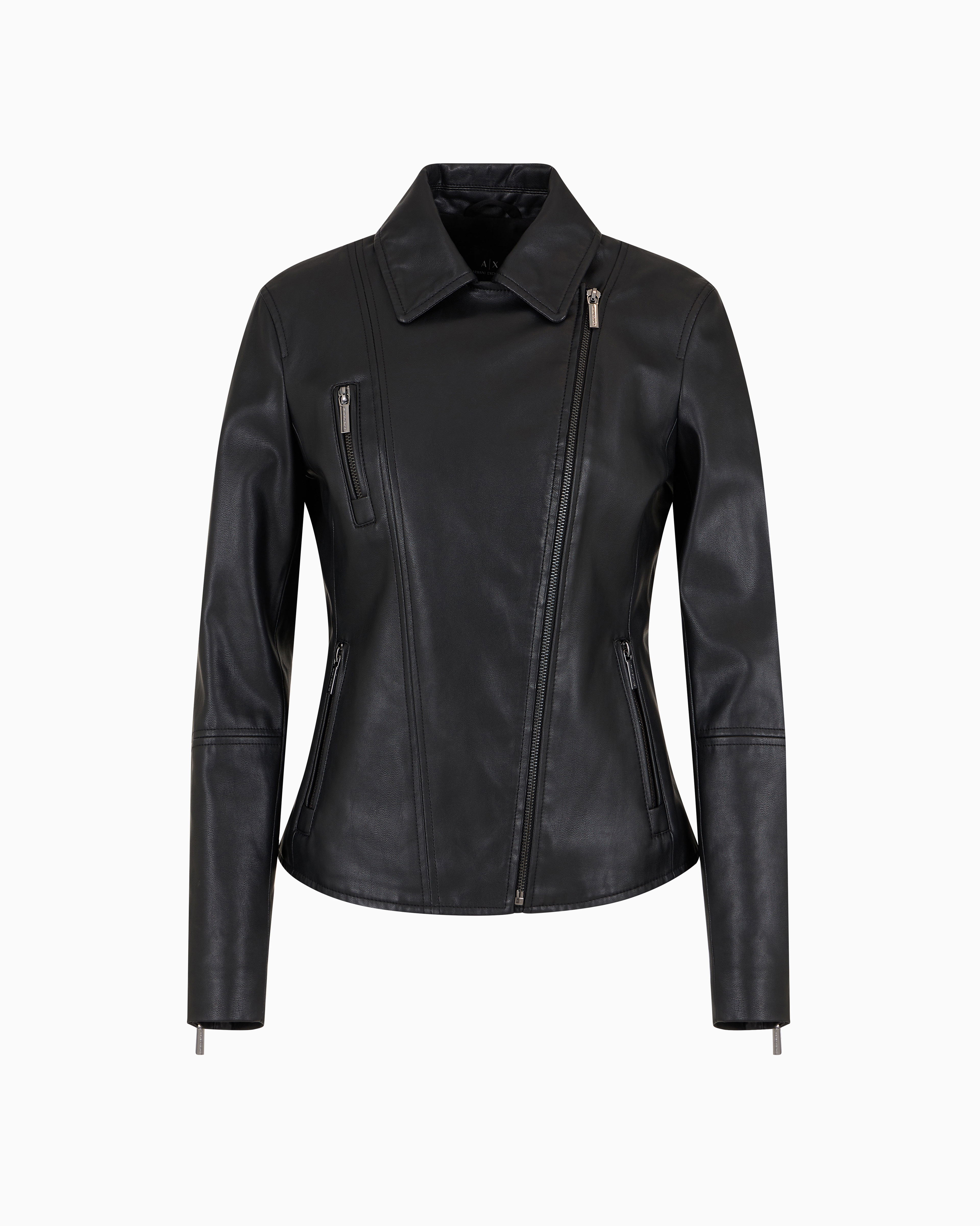 Armani Exchange アルマーニ 8NYB12 Black ダッフルコート A|X ARMANI EXCHANGE 山﨑賢人が着こなす軽やかな新作 アウター