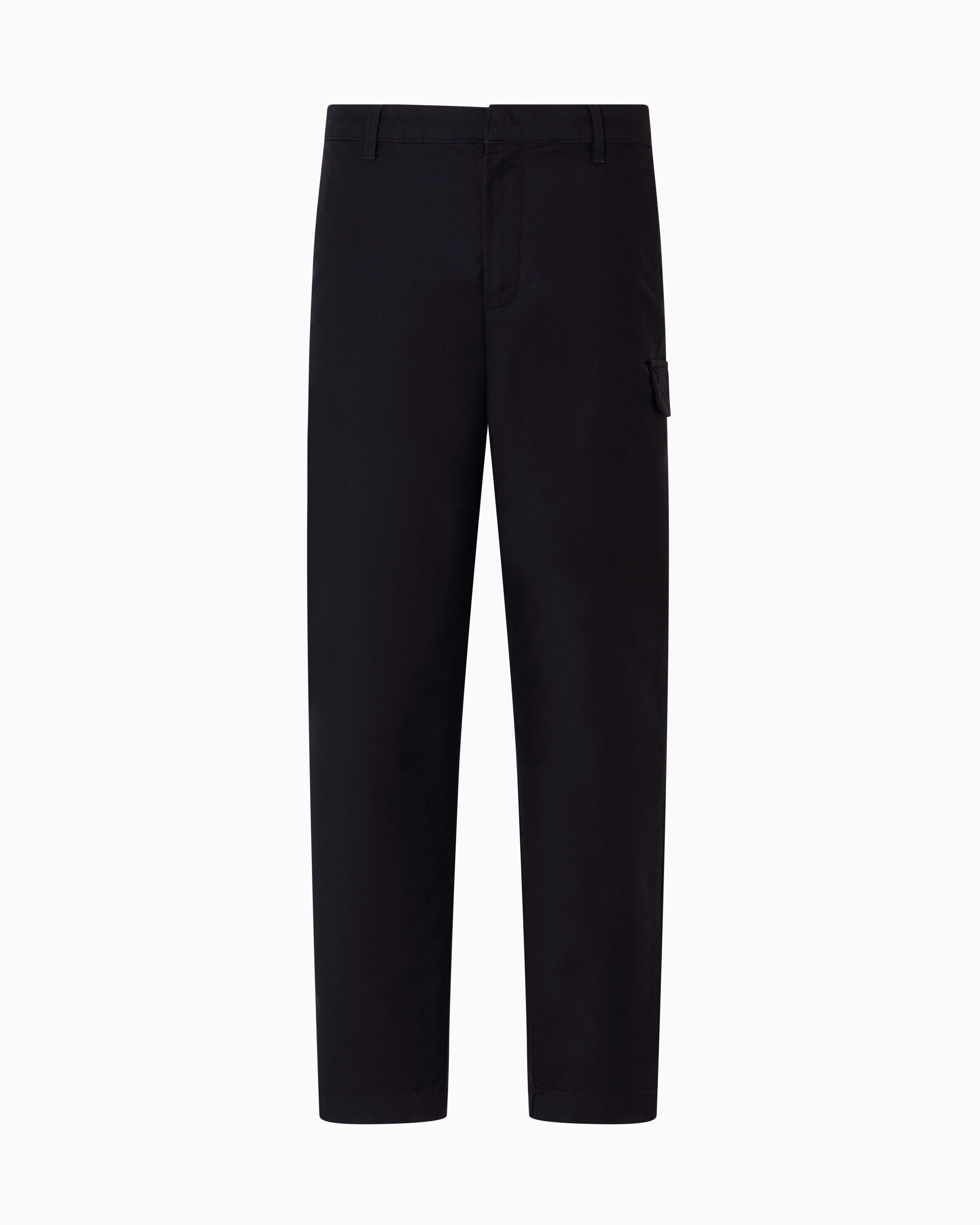 Stretch Cotton Cargo Pants