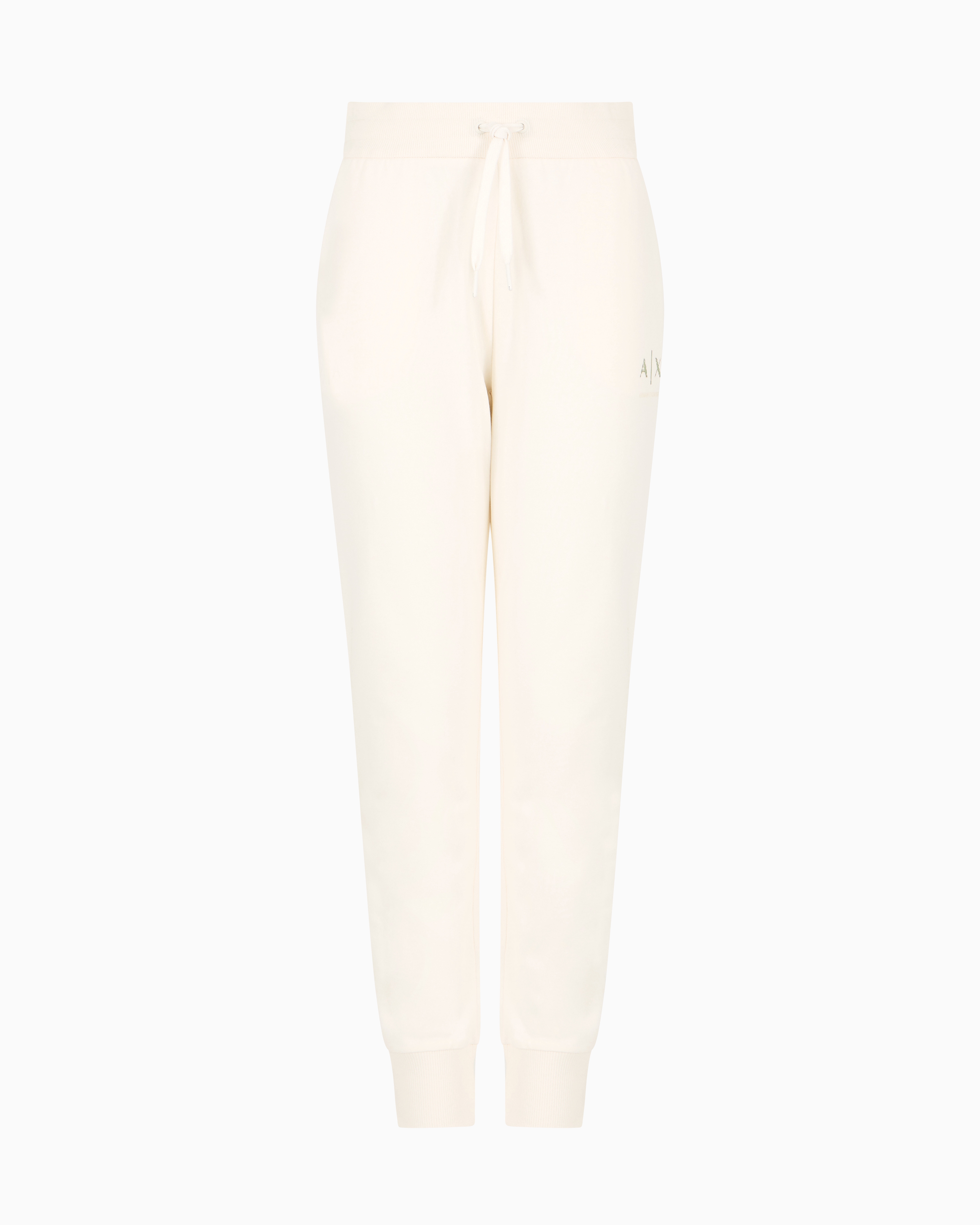 Armani Exchange - Sweatpants, Woman, White, Size: