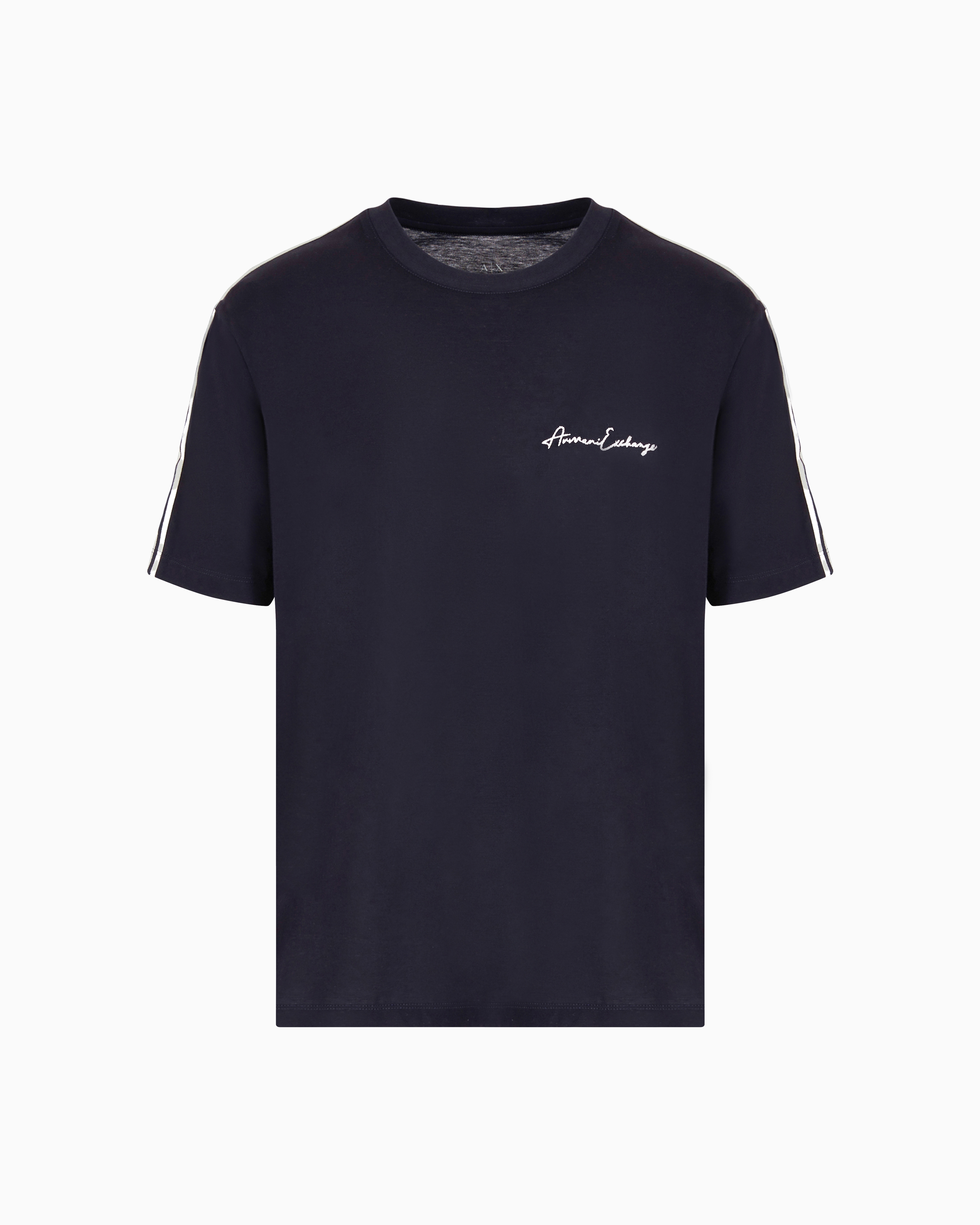 Logo Signature Crewneck T-Shirt | Armani Exchange