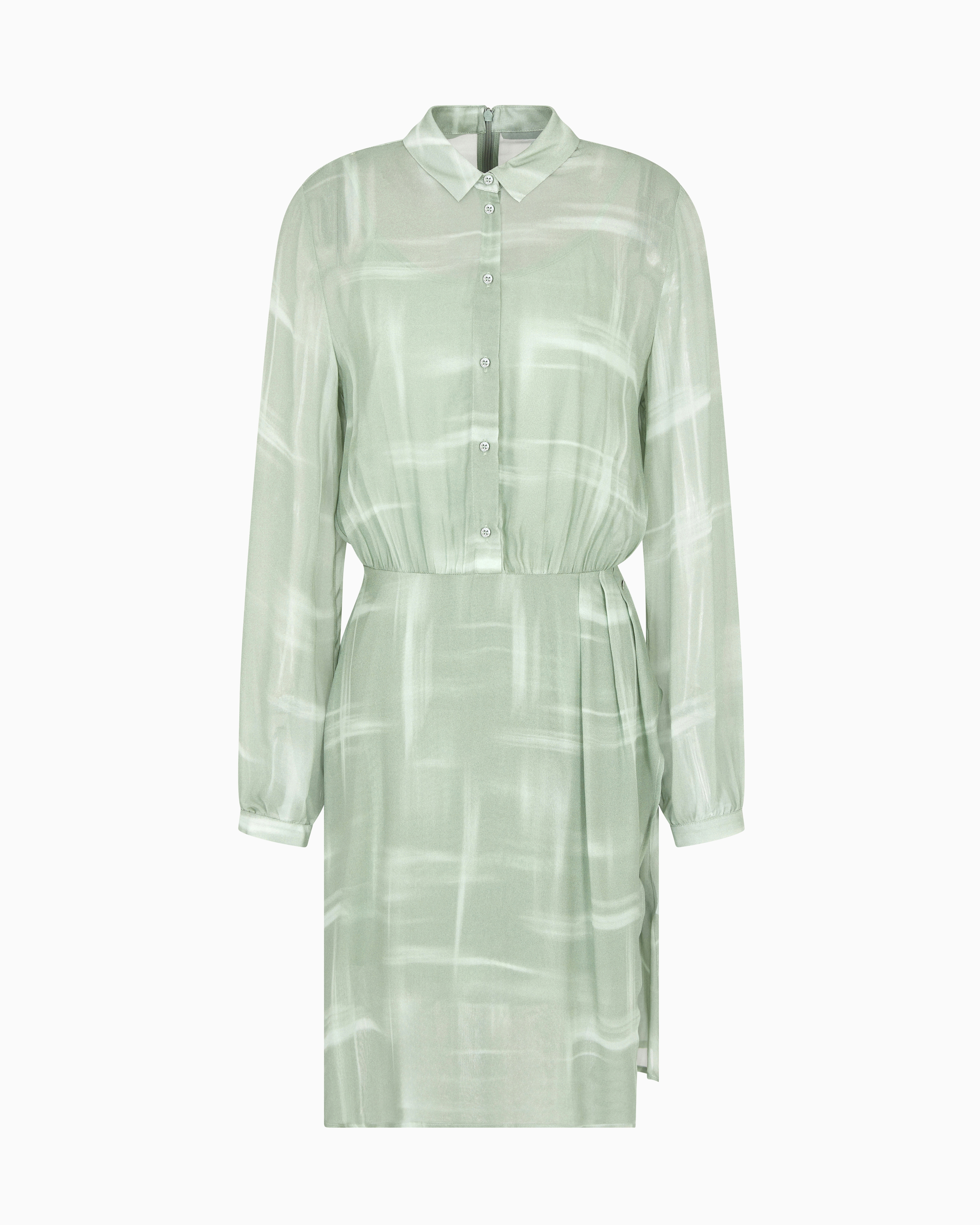 Armani Exchange - Short Dresses, Woman, Green, Size:
