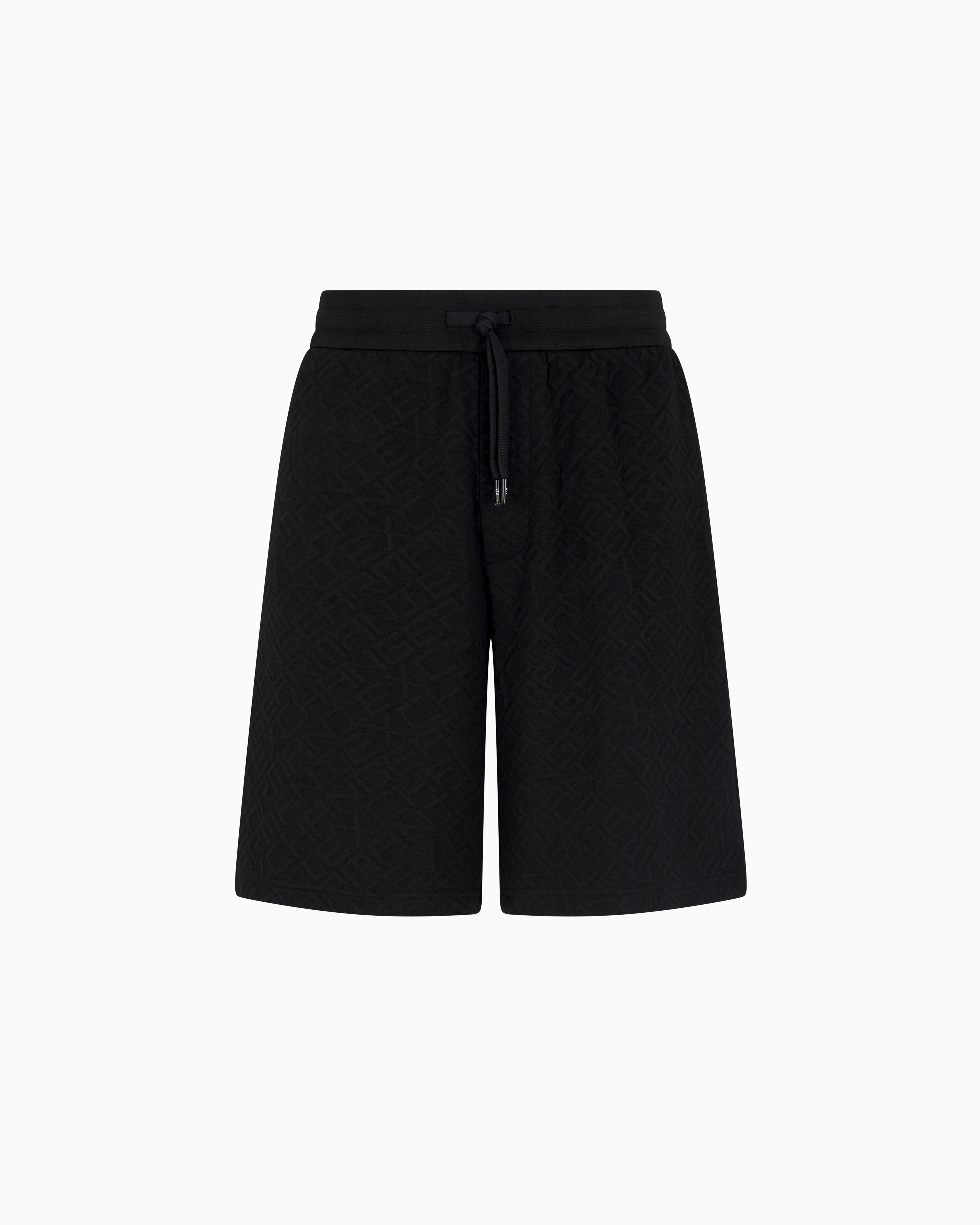 ARMANI 総柄 ハーフパンツ ジャカード EM001200-AF136881-U8186 オールオーバージャカードロゴ ハーフパンツ | Armani Exchange