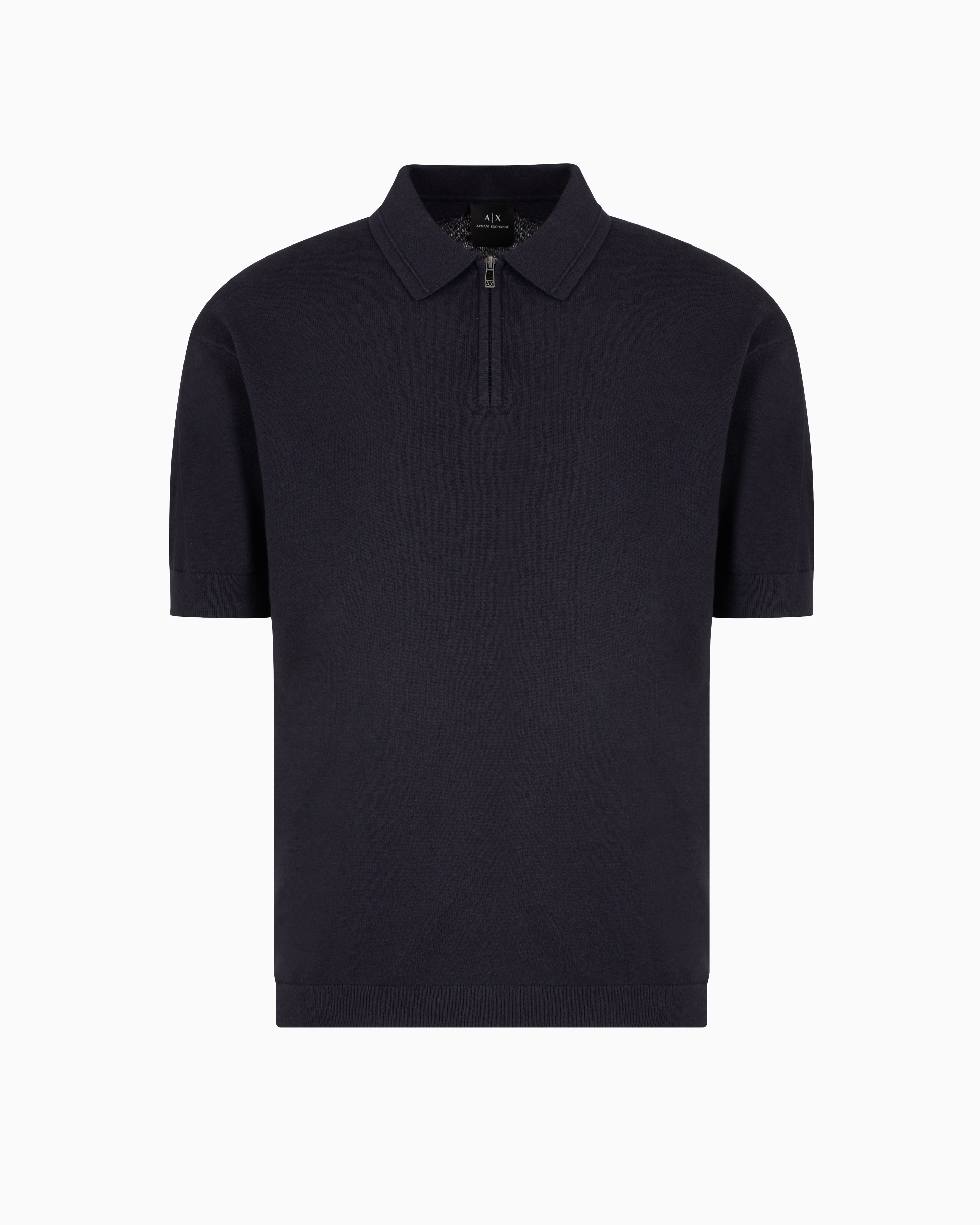 Armani Exchange Navy Blue Knitted Tops Xxl